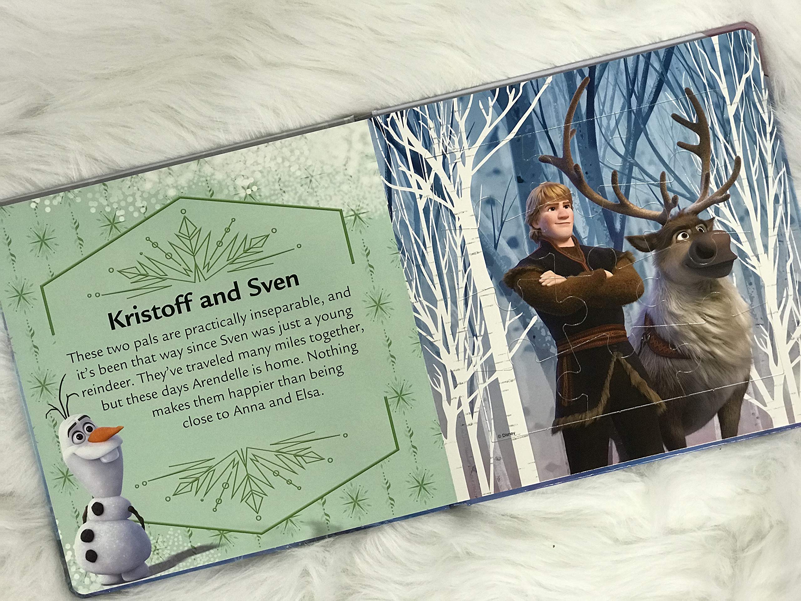 Phidal Disney Frozen 2 My First Puzzle Book | 10-Page Board Book | 5 Puzzles