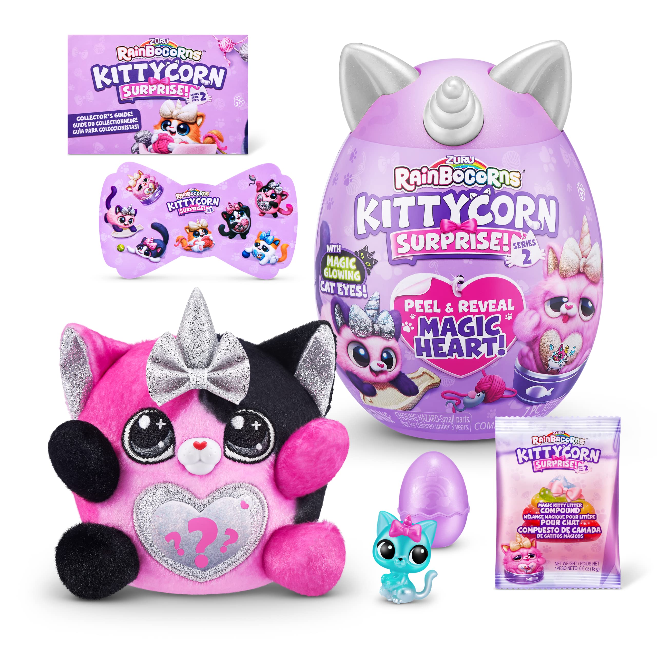 Rainbocorns Kittycorn Surprise Series 2 - Mozie the Calico Cat Collectible Toy 1