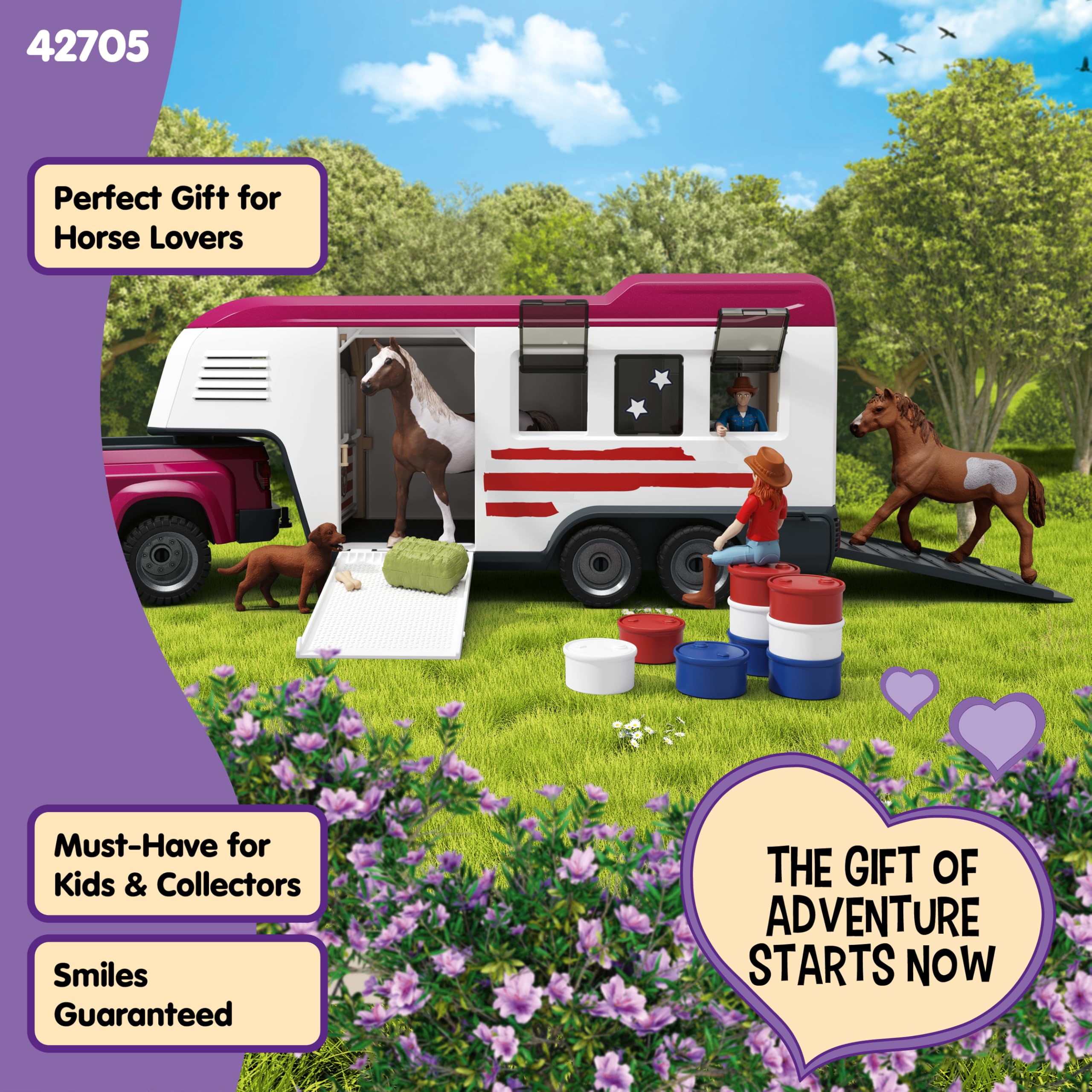 SCHLEICH Horse Club Lakeside Truck and Trailer Playset | 119 Pieces | Ages 5-12 7