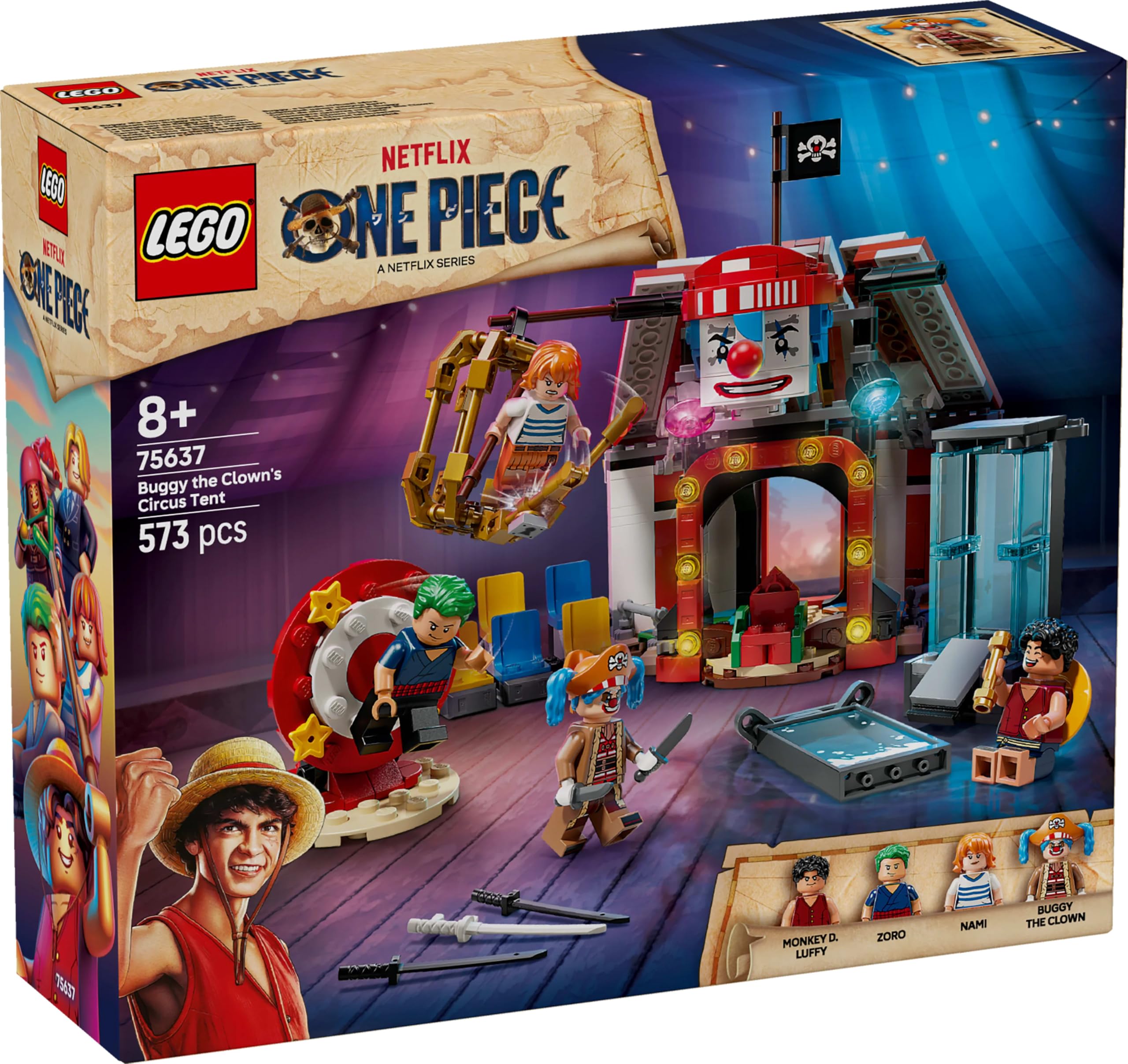 LEGO ONE PIECE Buggy the Clown's Circus Tent - Interactive Building Set for Ages 8+ 6