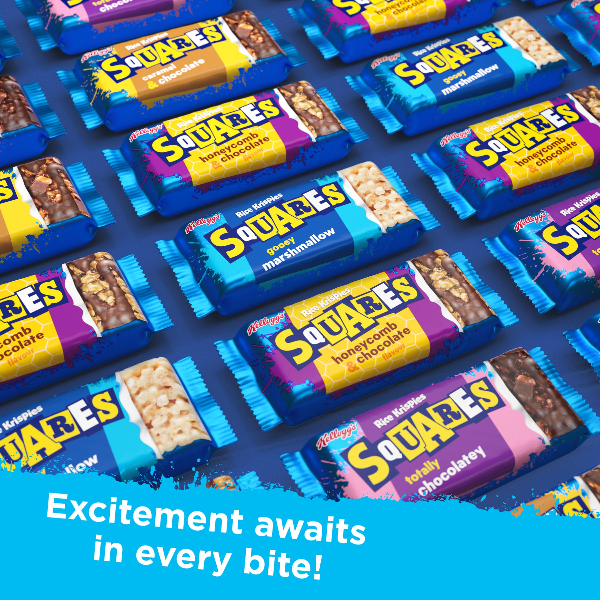 Rice Krispies Squares Marshmallow Cereal Bars - 30 Count Pack | 28g Each 4