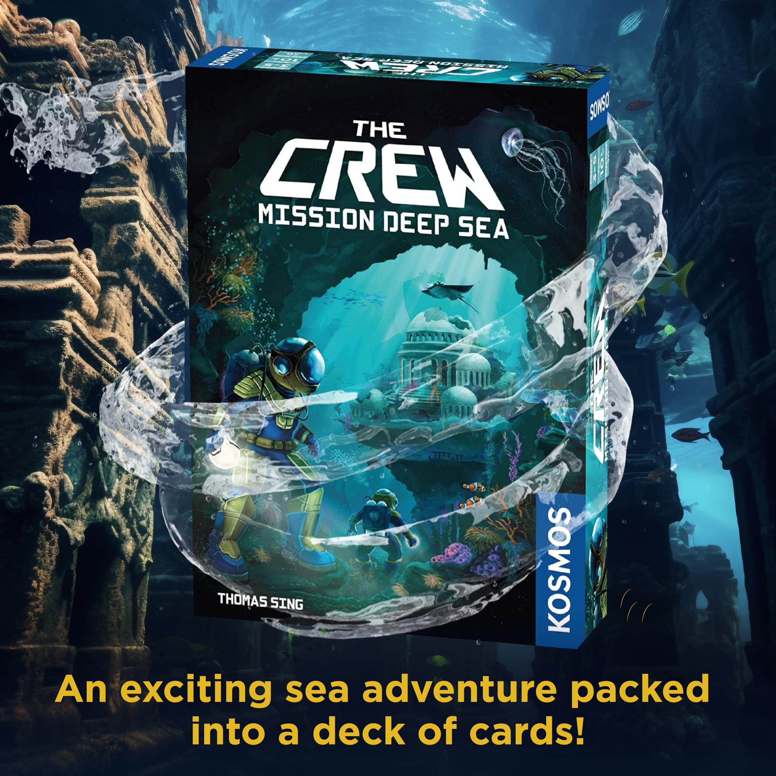 Thames & Kosmos The Crew: Mission Deep Sea - Cooperative Trick-Taking Card Game | Unisex Adult | Portable 6