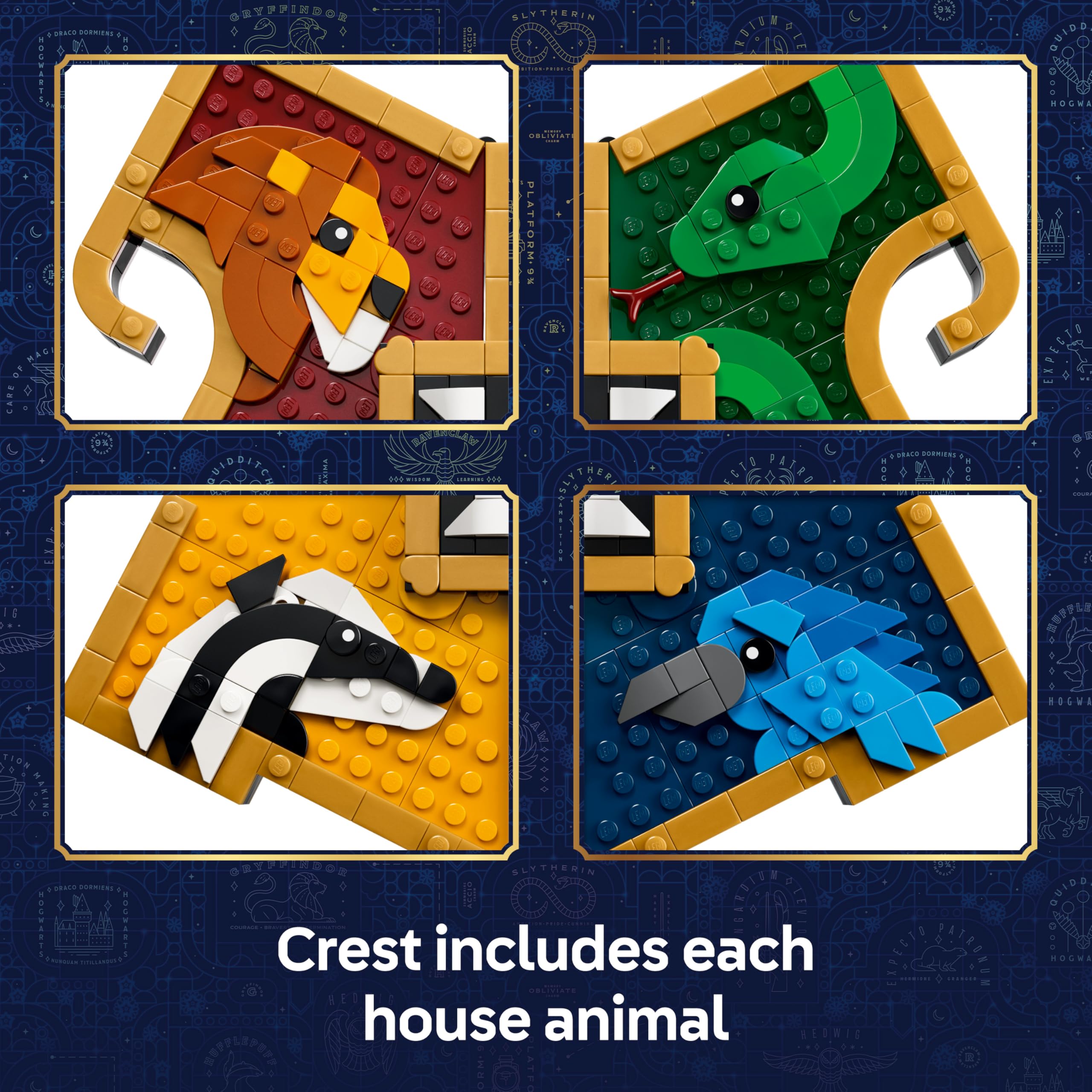 LEGO Harry Potter Hogwarts House Crest Building Set 76462 | Ages 12+ 3