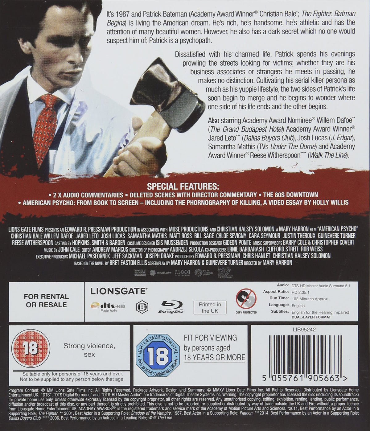 American Psycho [Blu-ray]