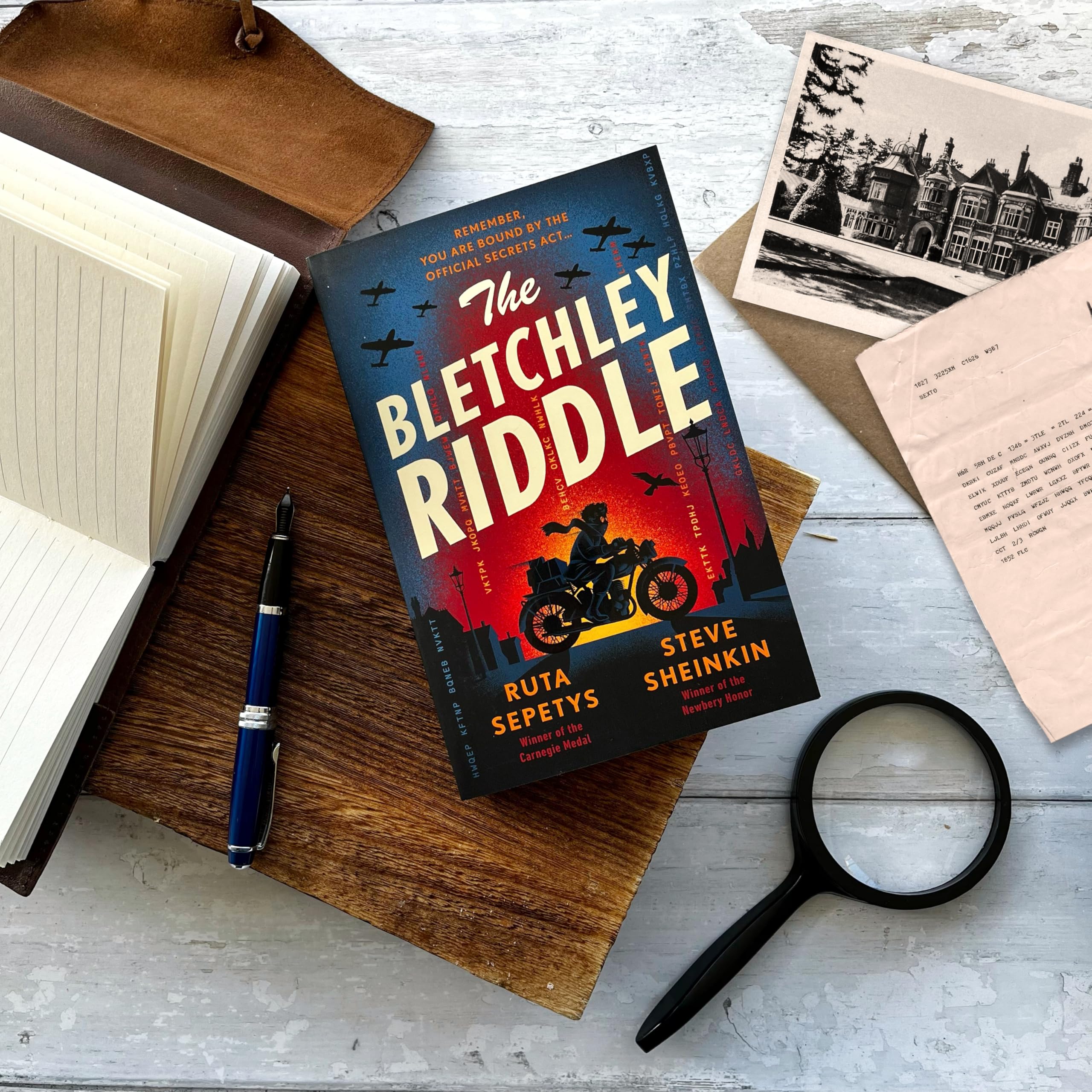 The Bletchley Riddle by Steve Sheinkin & Ruta Sepetys | Historical Military Fiction Paperback 2