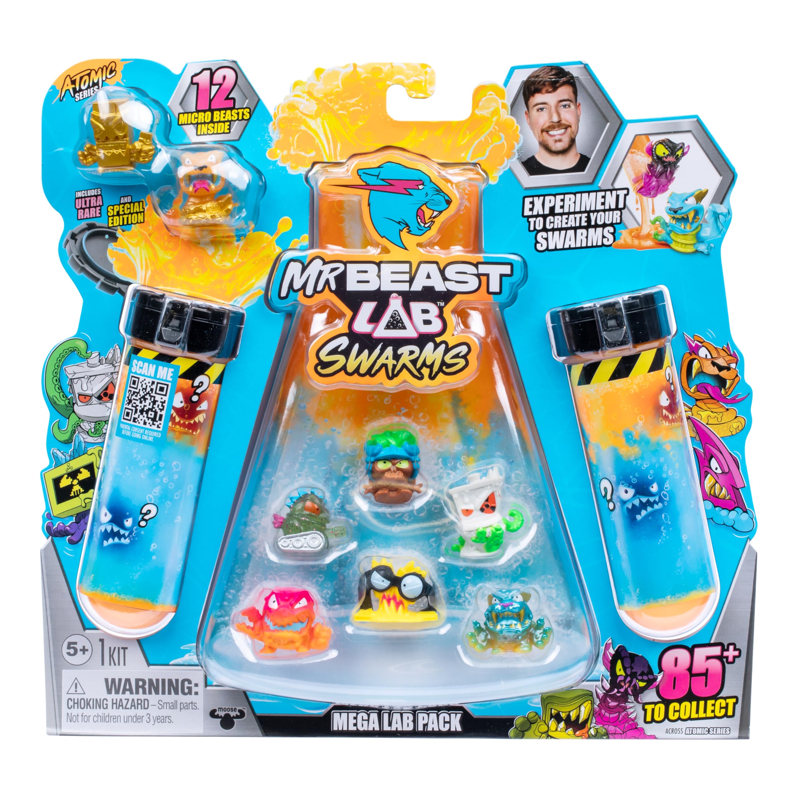 MrBeast Lab Swarms Atomic Series 12 Pack – Python Panther Micro Beasts 1