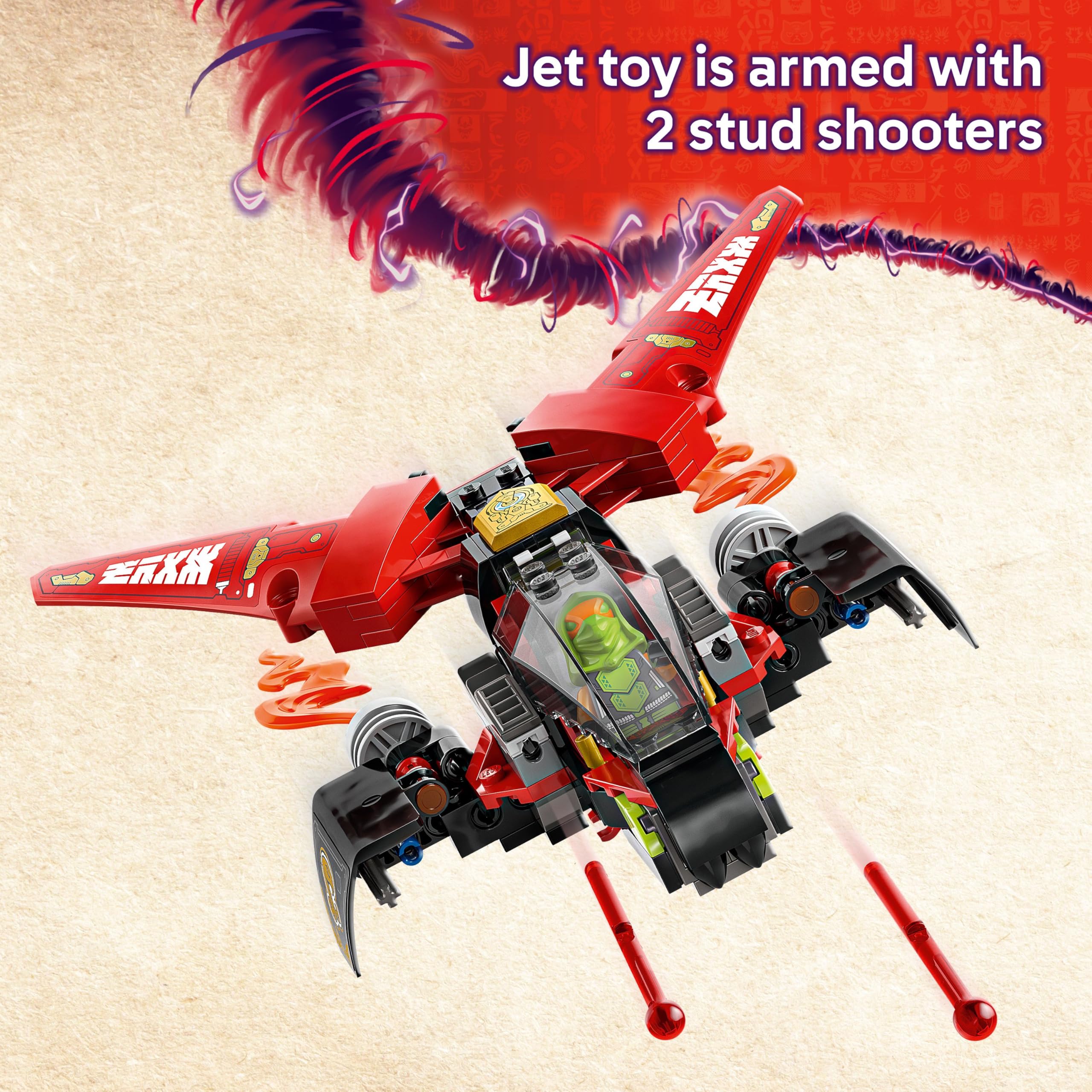 LEGO NINJAGO Ninja Combat Vehicle - 3-in-1 Set with 6 Minifigures | Model 71844 | Ages 8+ 4