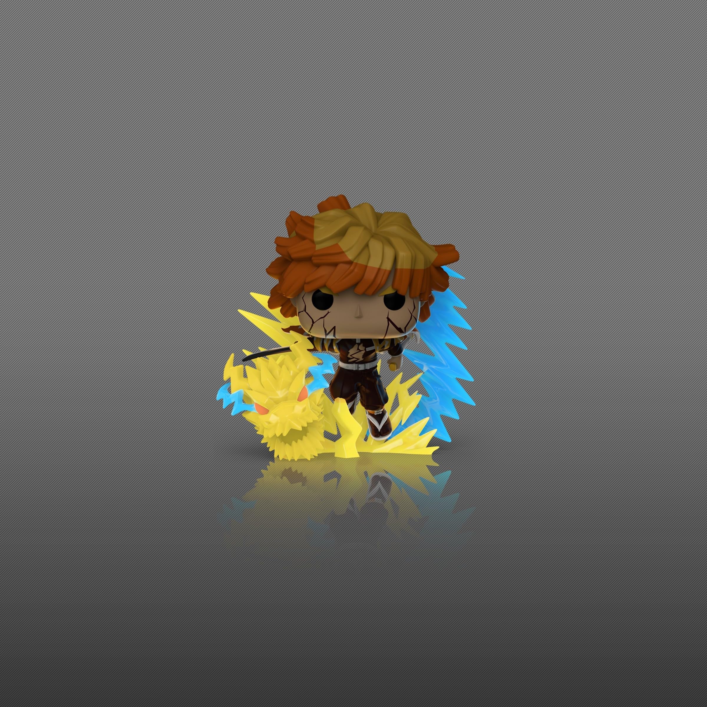 Funko POP! Premium Demon Slayer Zenitsu Agatsuma Vinyl Figure - Chase Variant, 3.75 inches 4