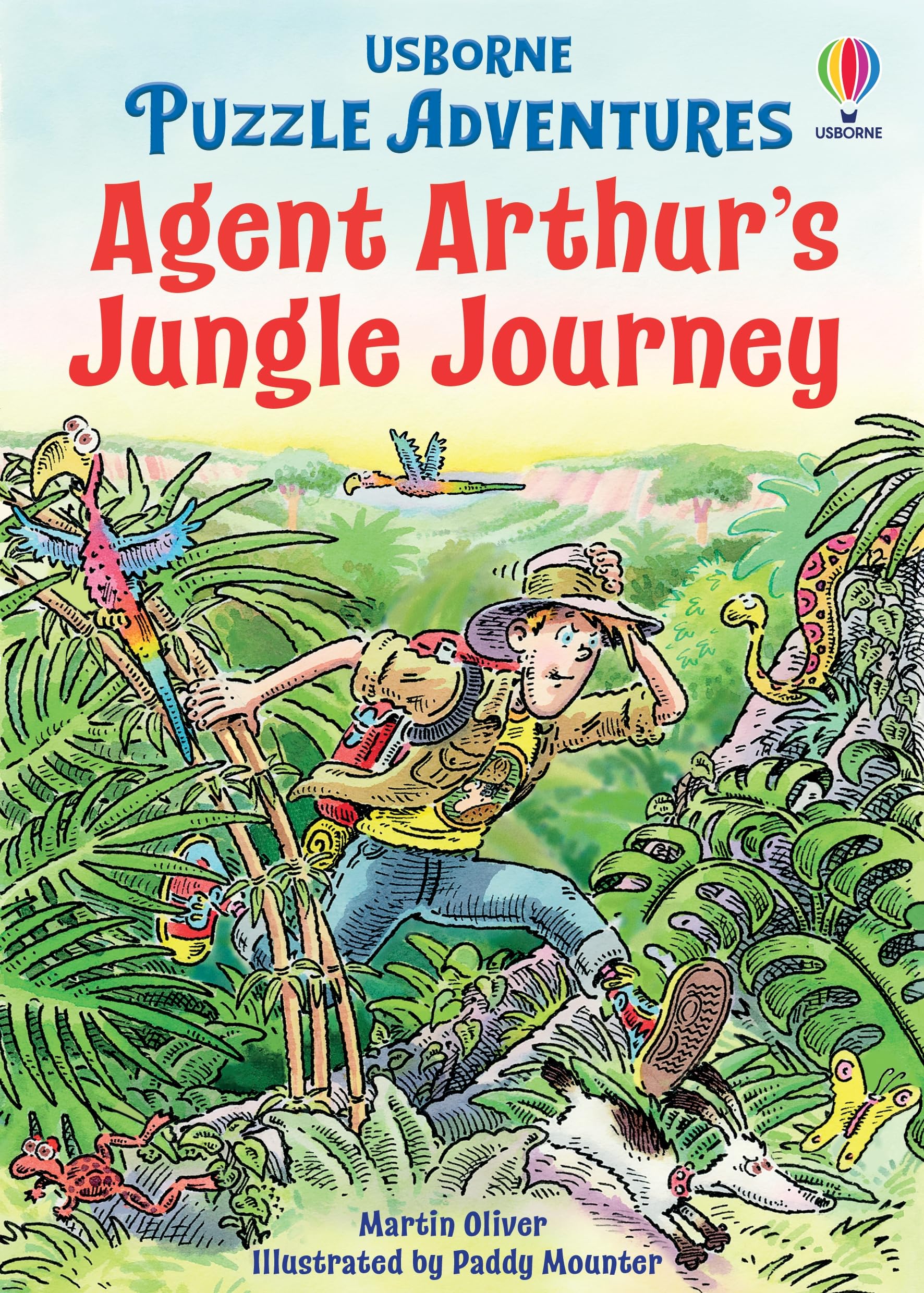 Usborne Agent Arthur's Jungle Journey - Puzzle Adventure Book | Ages 7-11 | 48 Pages