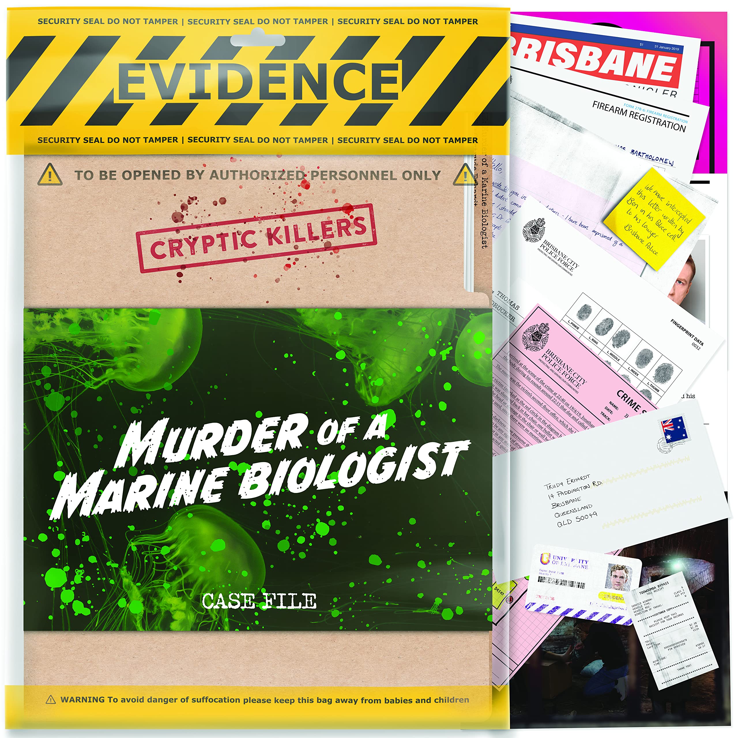 Cryptic Killers Unsolved Murder Mystery Game - Cold Case Files Investigation | 3+ Hours Playtime | Difficulty 4/5 1
