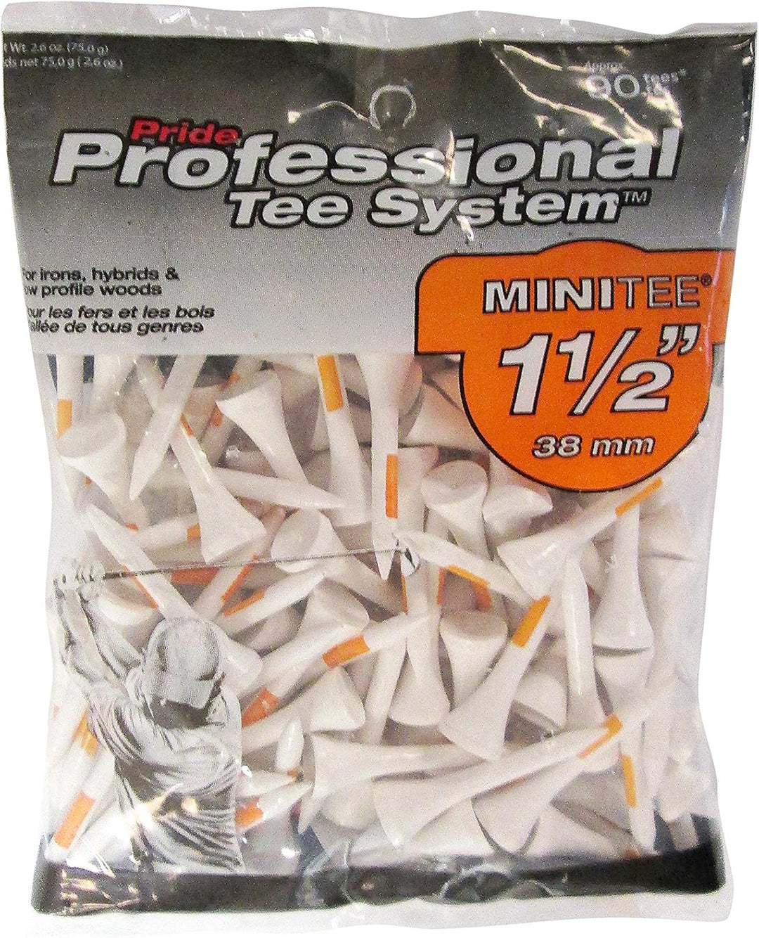 Pride Professional Tee System Mini Tee Golf Accessories (PT15012-A)