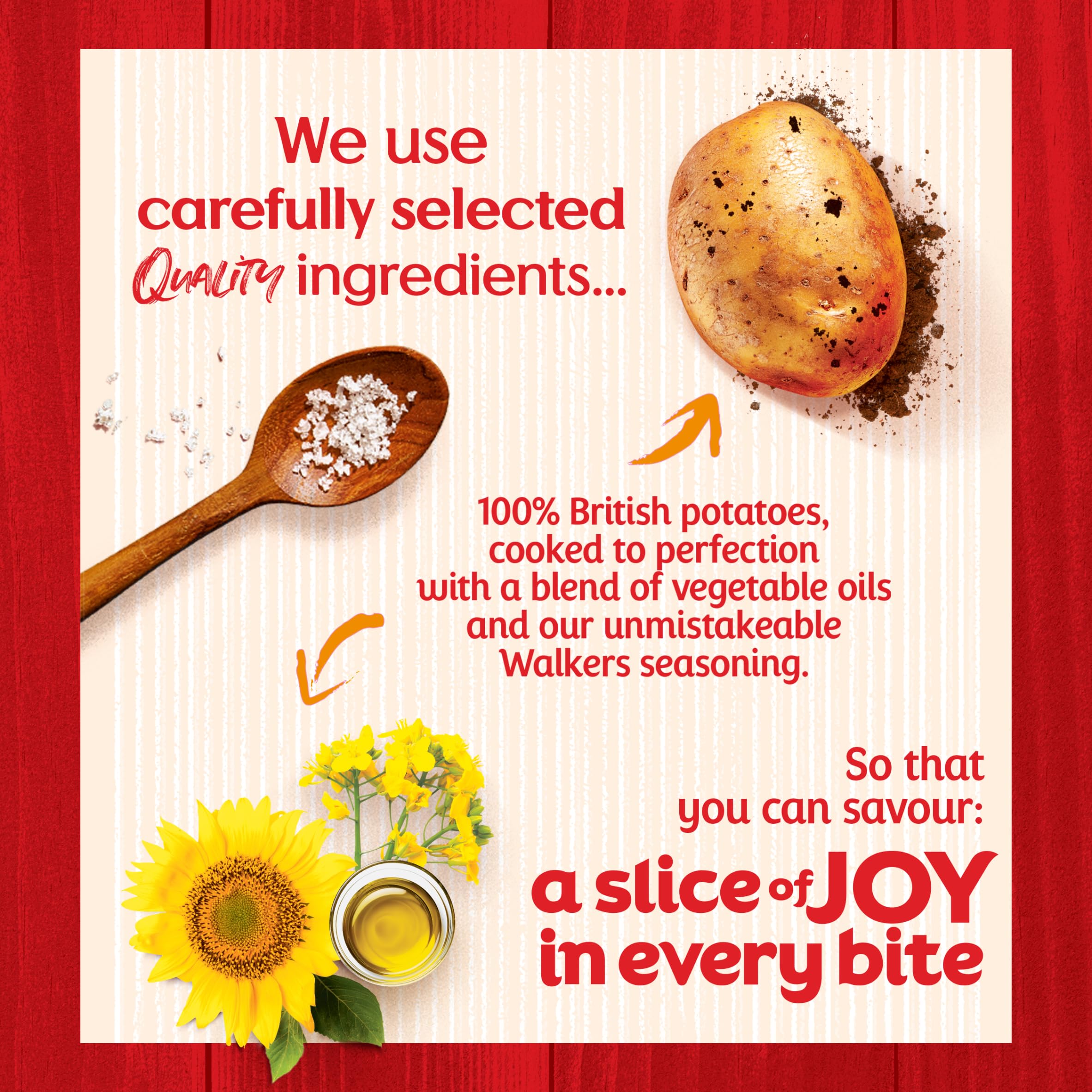 Walkers Ready Salted Crisps - 150g Sharing Bag | Made with 100% Great British Potatoes 4