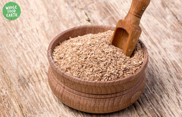Wholefood Earth Wheat Bran Fine 1 kg | GMO Free | High Fibre