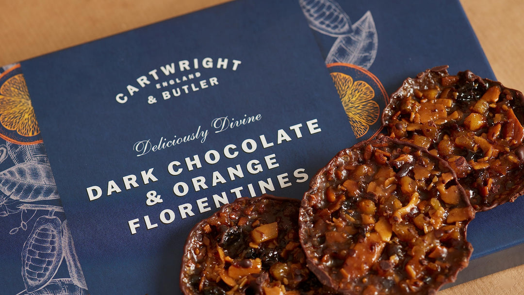 Cartwright & Butler - Dark Chocolate & Orange Florentines
