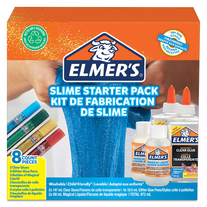 Elmer's Glitter Slime Kit - Arts & Crafts Playset for Kids