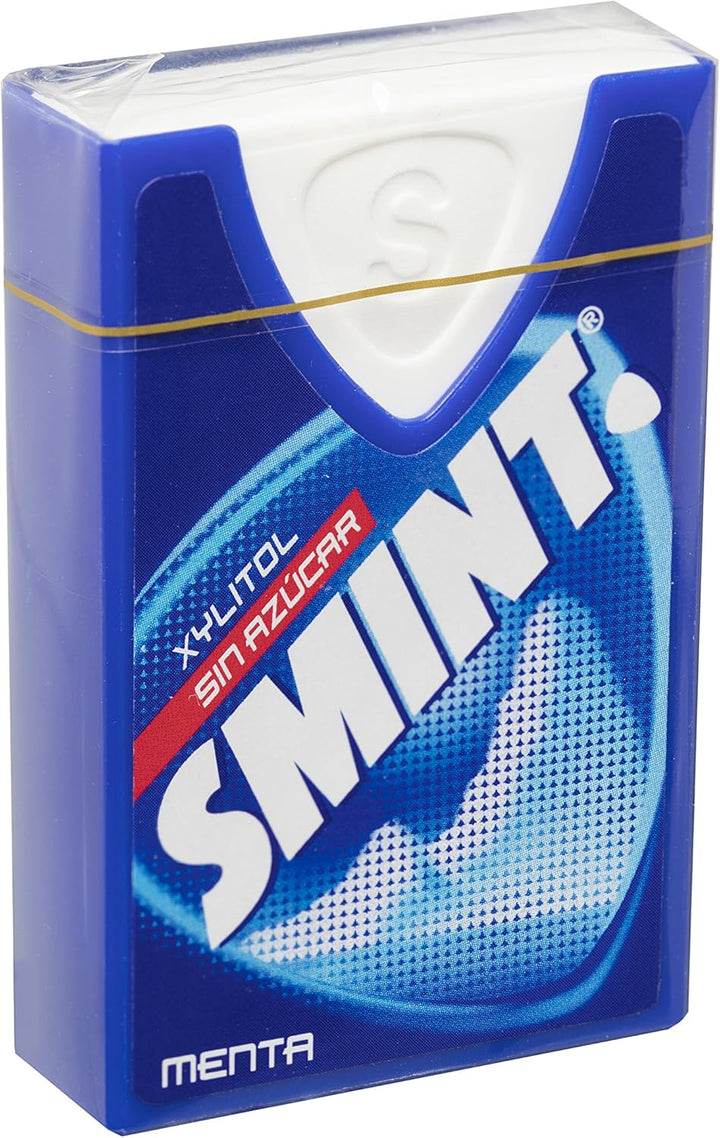 Smint Peppermint Powermints Sugar-Free Xylitol Tooth-Friendly Mints (Pack of 12, 8g Each)