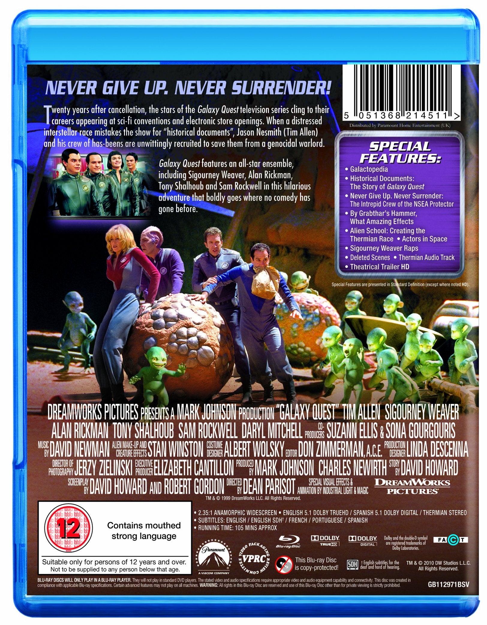 Galaxy Quest [Blu-ray]
