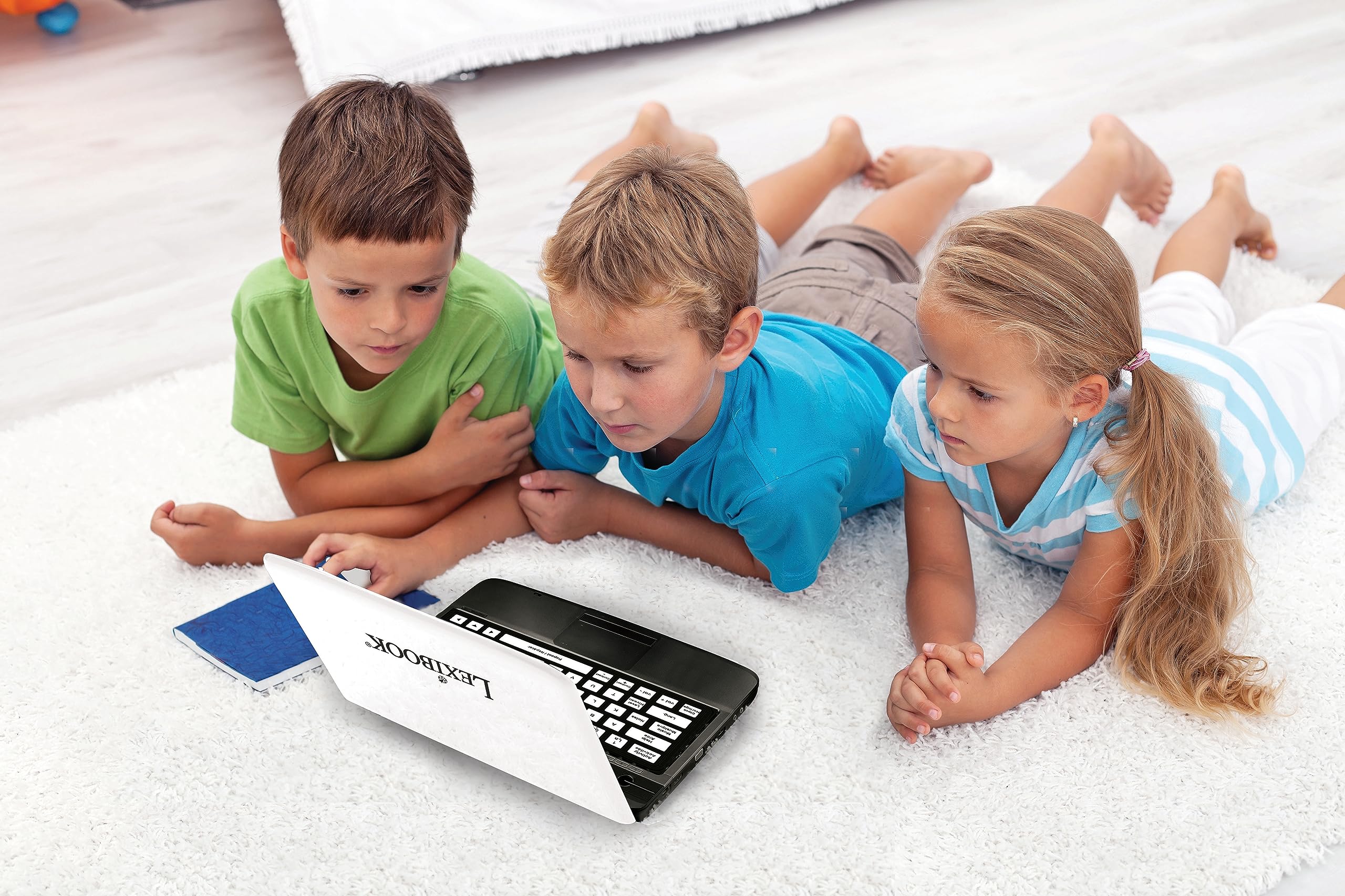 LEXIBOOK Bilingual Educational Laptop (English/French) with 124 Activities for Ages 6+ 6