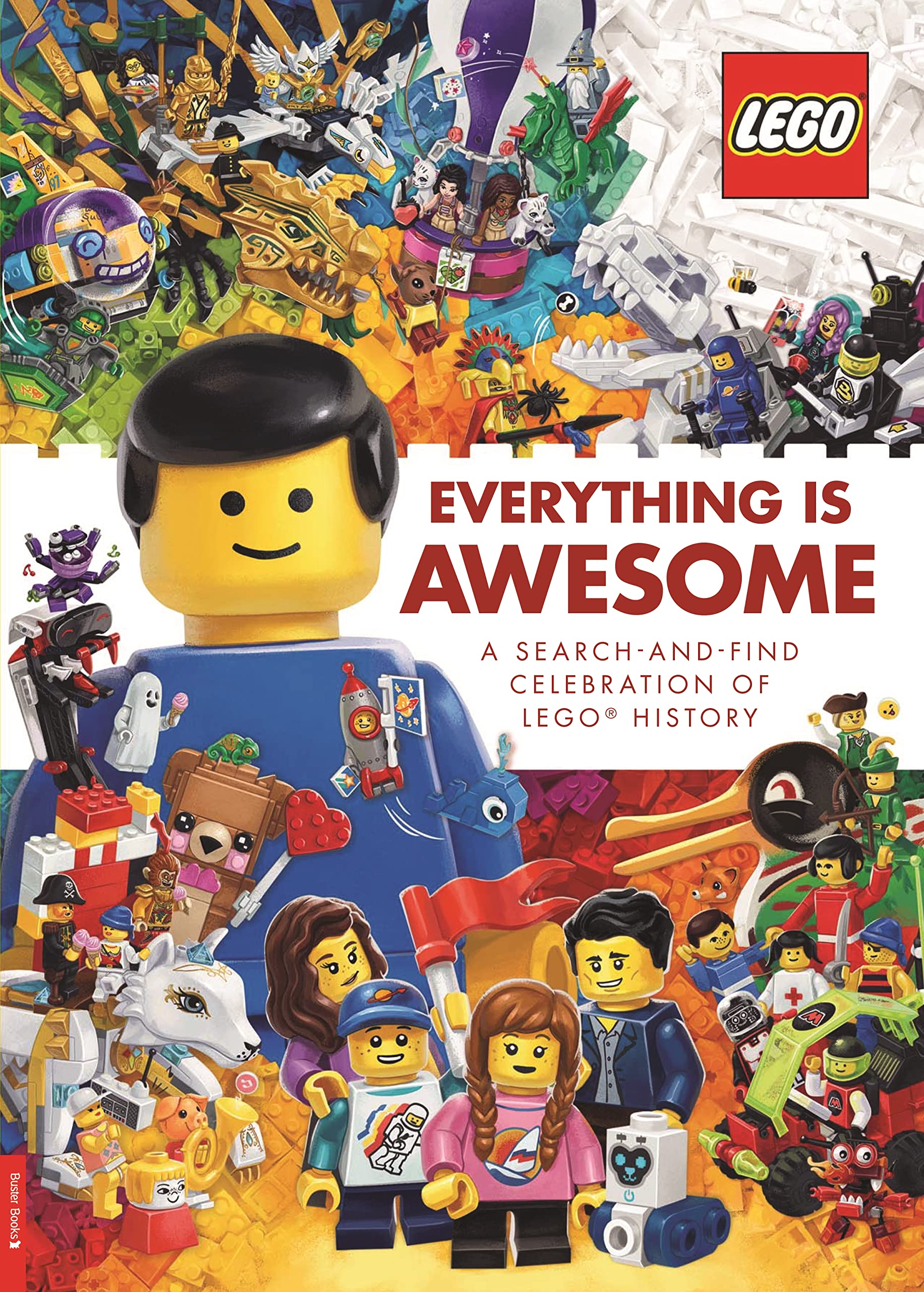 Buster Books LEGO® Iconic: Everything is Awesome Search and Find Activity Book | Ages 5-7 | Paperback