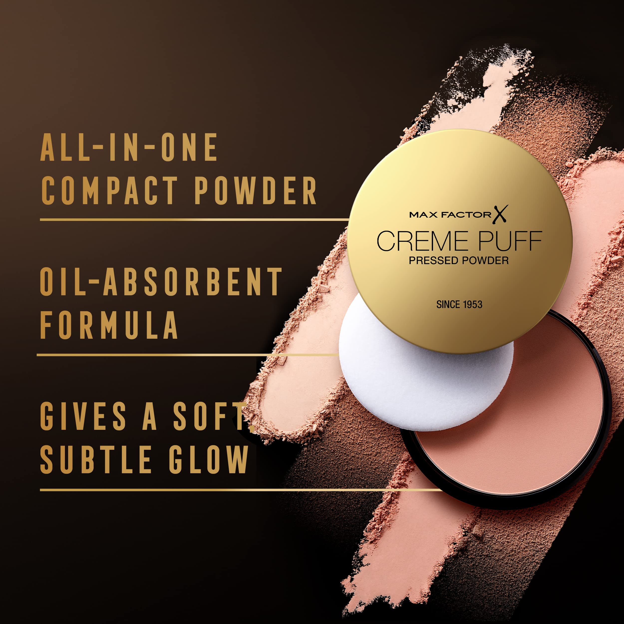 Max Factor Crème Puff Pressed Powder (14g) - Natural Nude Shade 9