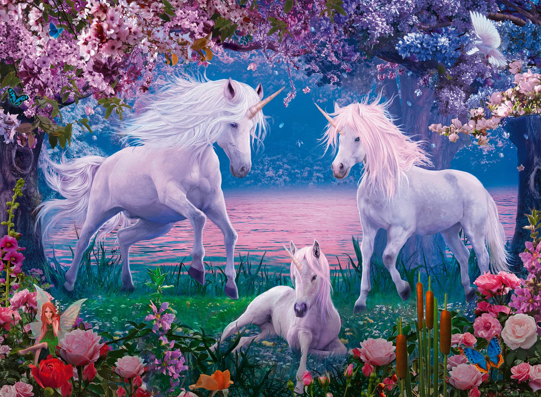 Ravensburger Unicorns 100 Piece Jigsaw Puzzle for Kids Age 6+ | XXL Pieces | 49x36cm