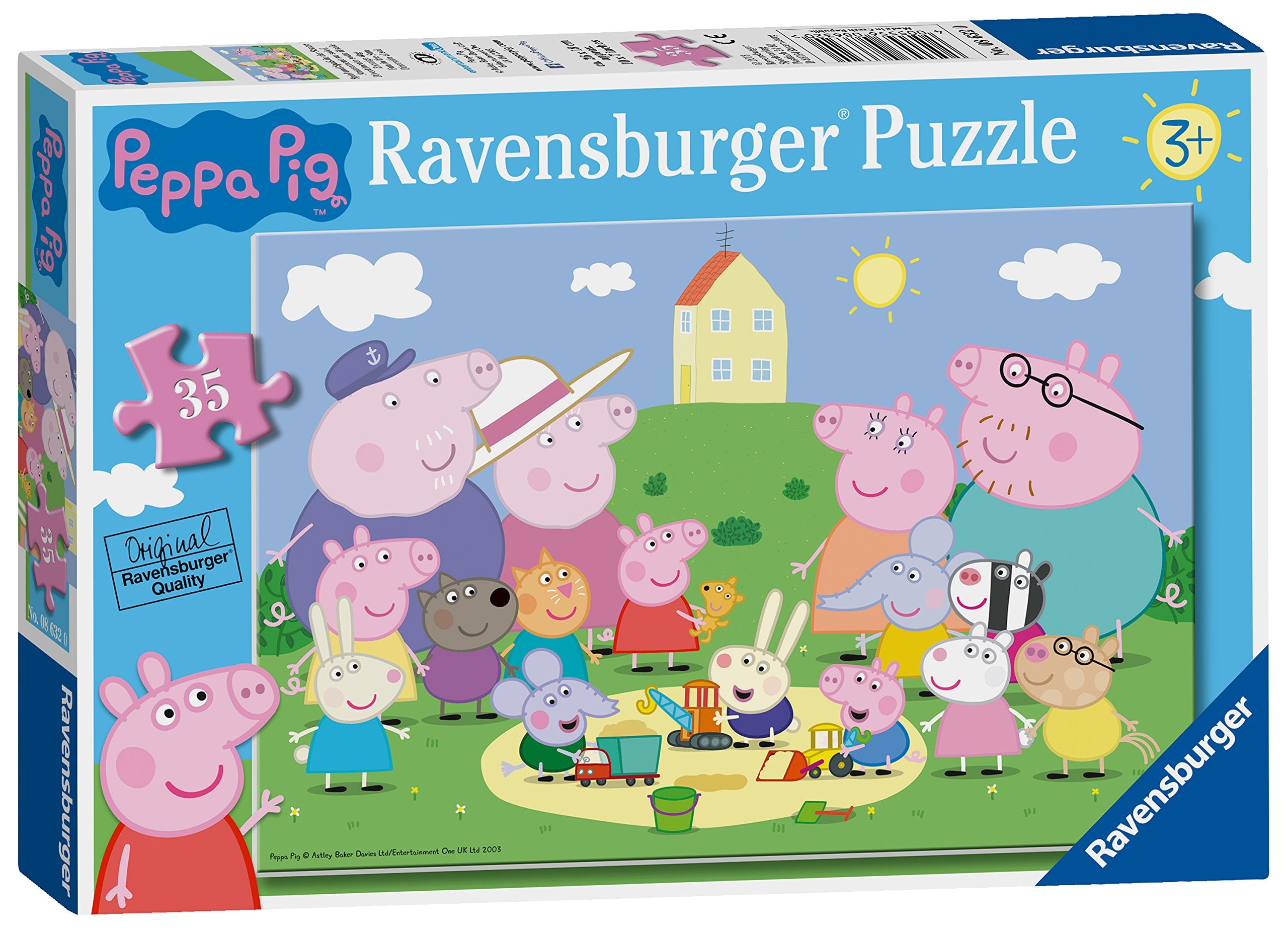 Ravensburger Peppa Pig Fun in The Sun 35 Piece Jigsaw Puzzle for Kids 3 Years and Up 1