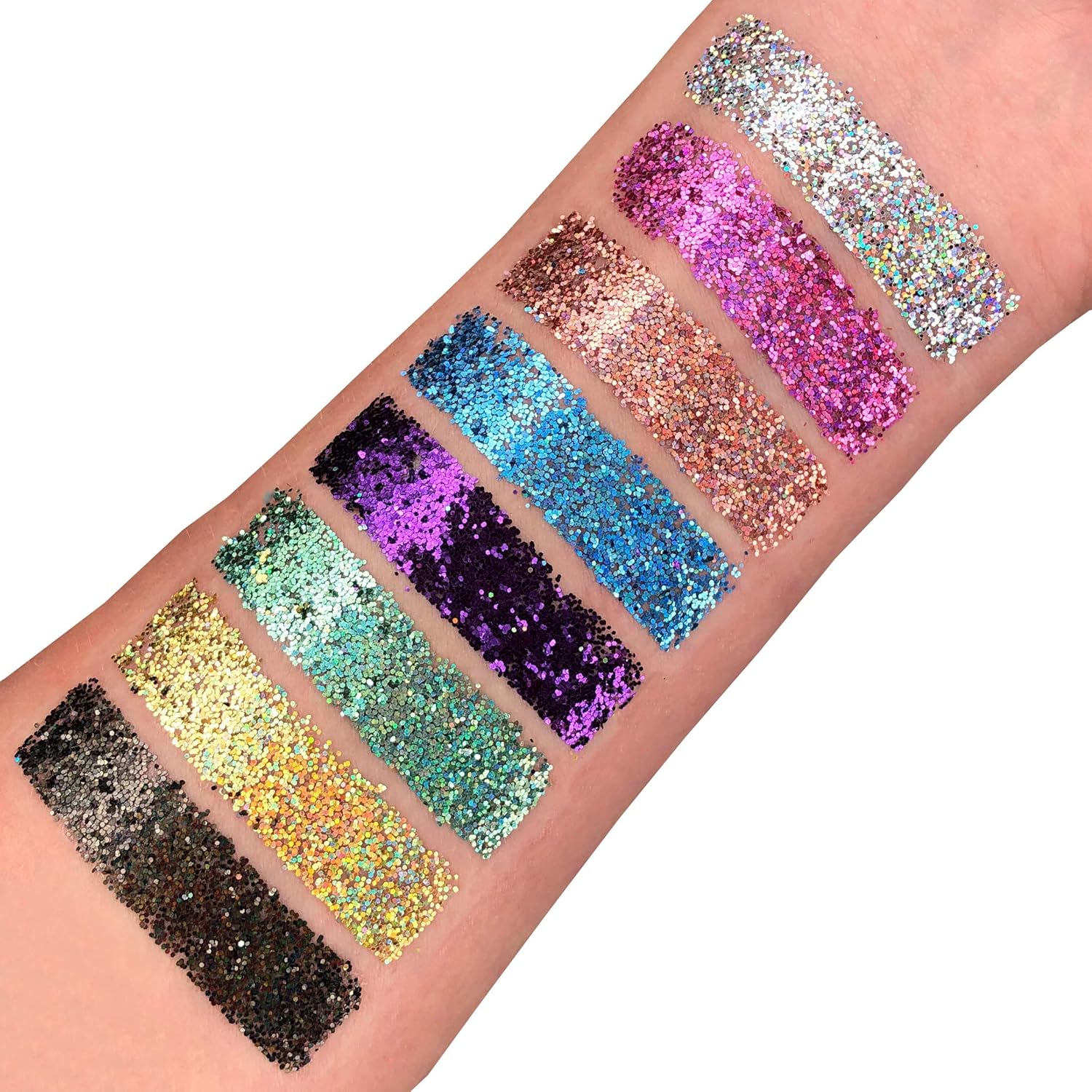 Moon Glitter - Holographic Glitter Shaker (5g) - Pink Cosmetic Grade Loose Glitter for Face, Body, Hair, Nails 6