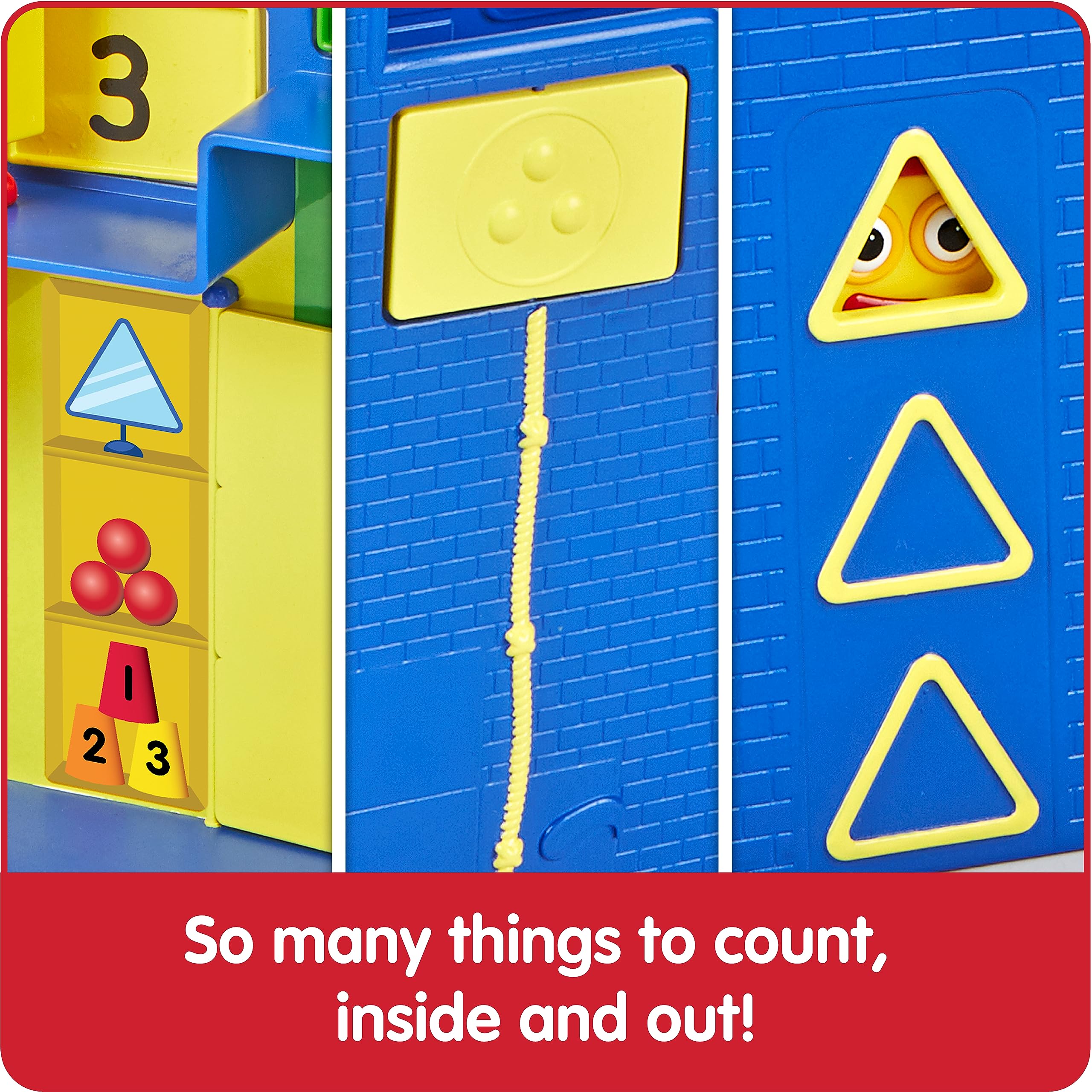 Learning Resources Numberblocks Step Squad Mission Headquarters Deluxe Playset | Ages 3+ | Includes Numberblock Three 5