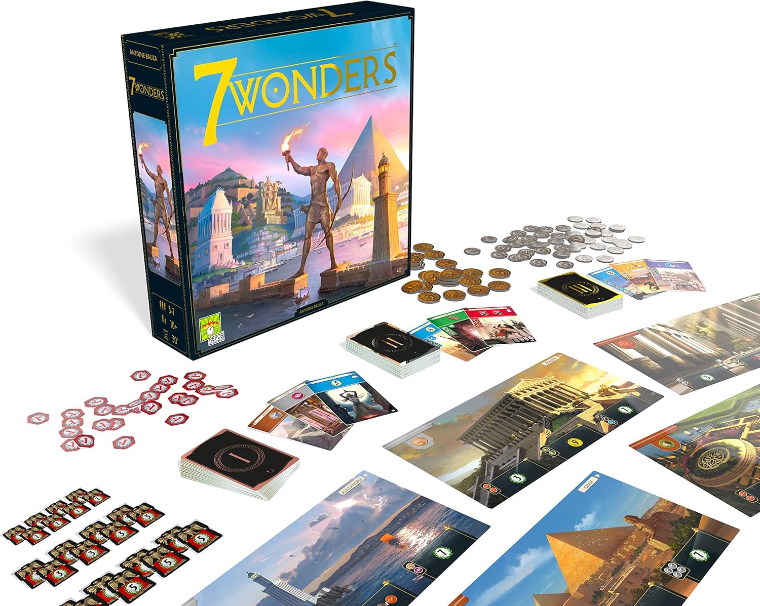 Repos 7 Wonders 2nd Edition Board Game 8