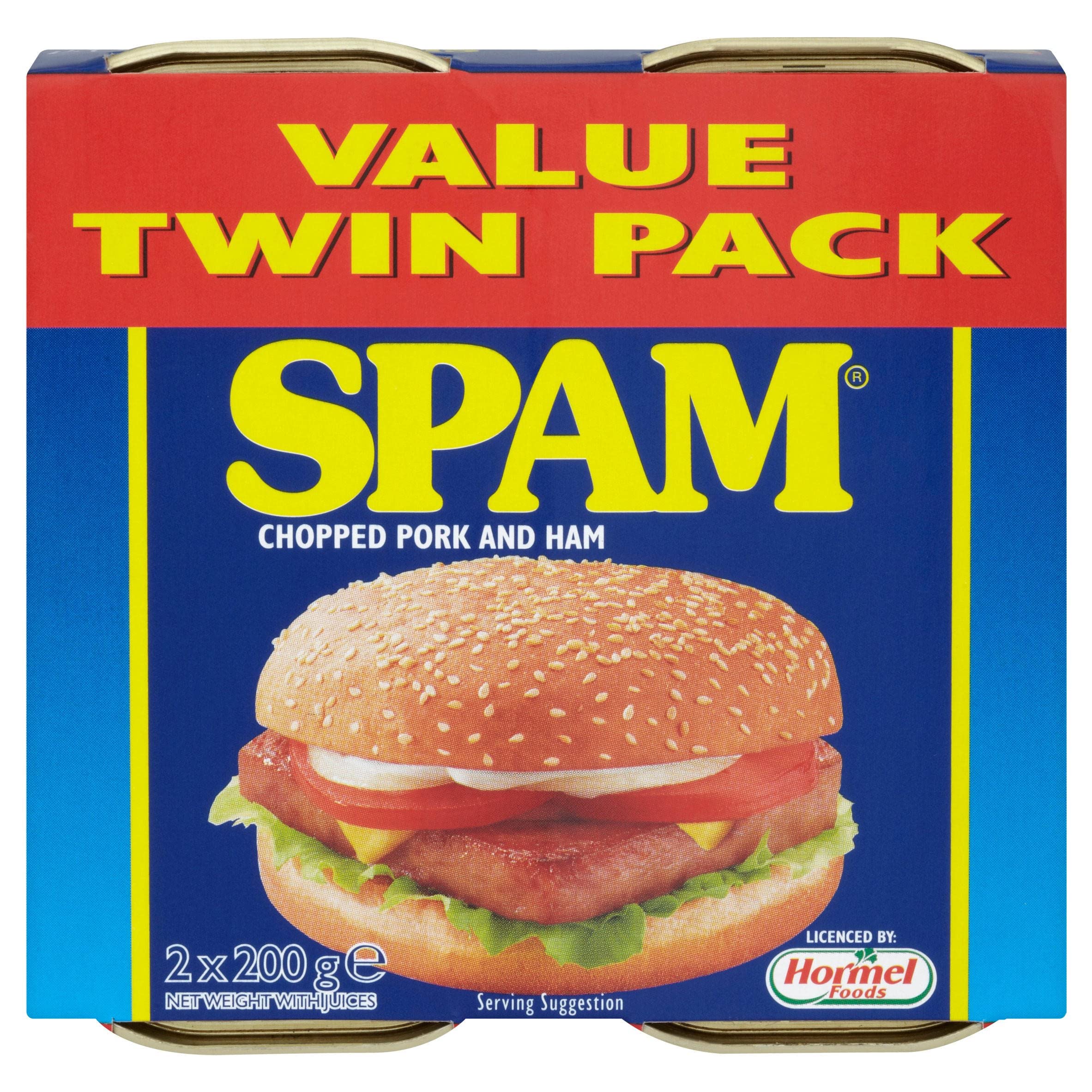 SPAM Chopped Pork & Ham (Splitable) 2x200g 1