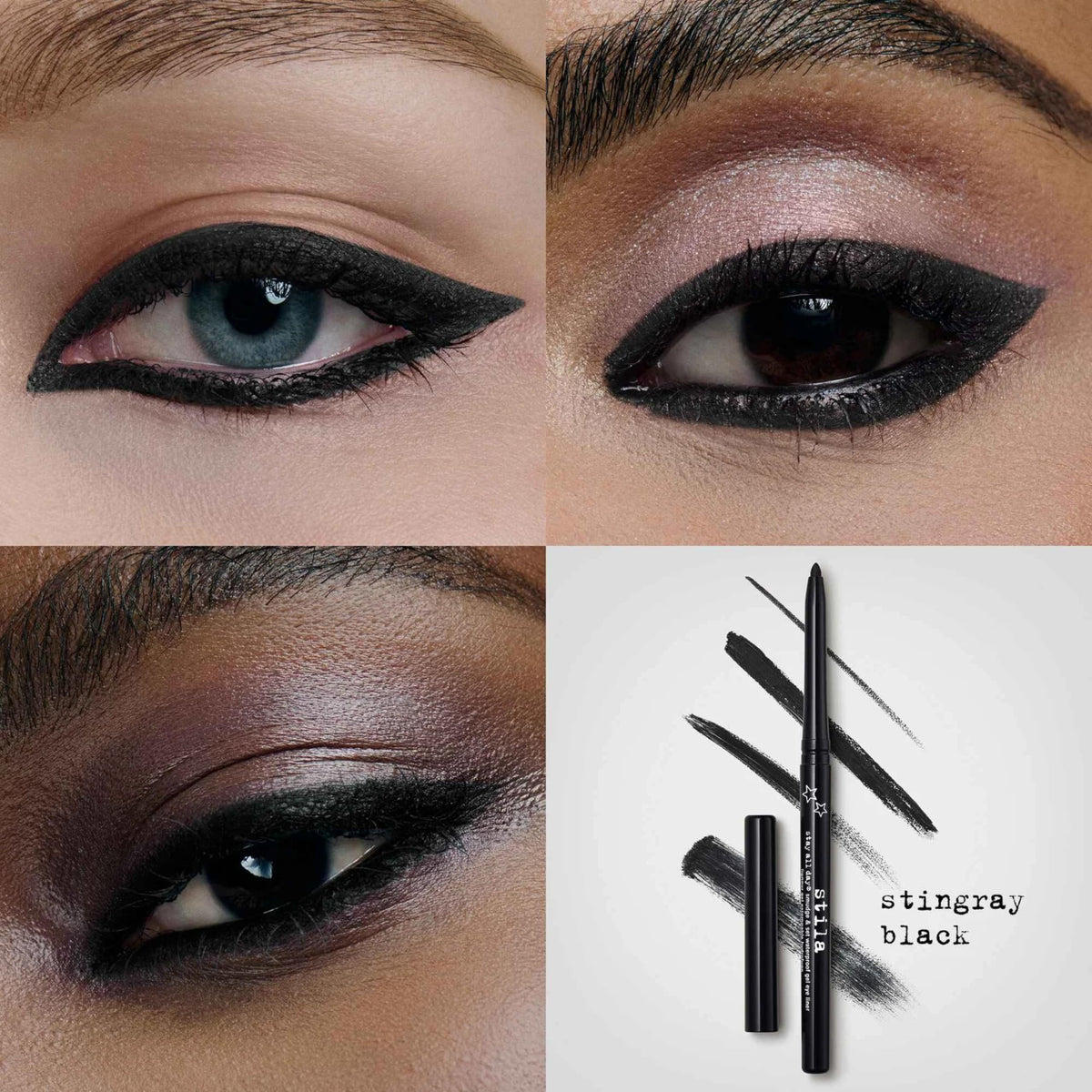 Stila Stay All Day Smudge & Set Waterproof Gel Eye Liner - Long Lasting, Waterproof