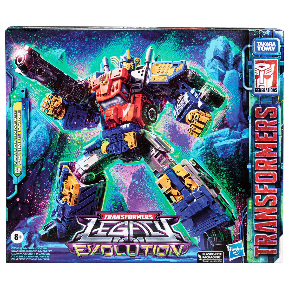 Transformers Legacy Evolution Armada Universe Optimus Prime Action Figure - 7.5 Inch, Age 8+