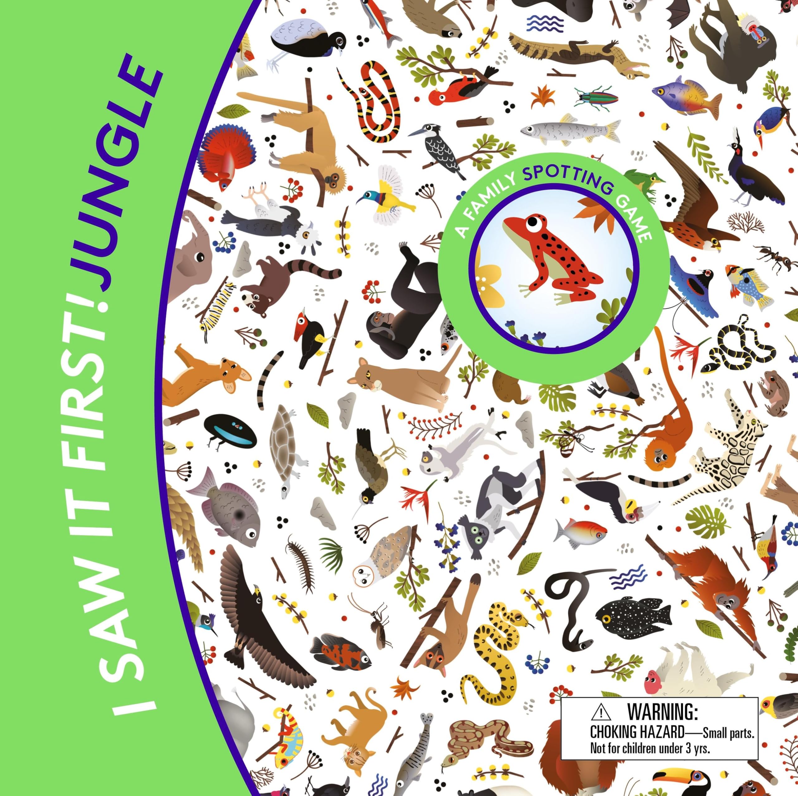 Laurence King Publishing I Saw It First! Jungle Spotting Game | 2+ Players | Ages 4+ | English