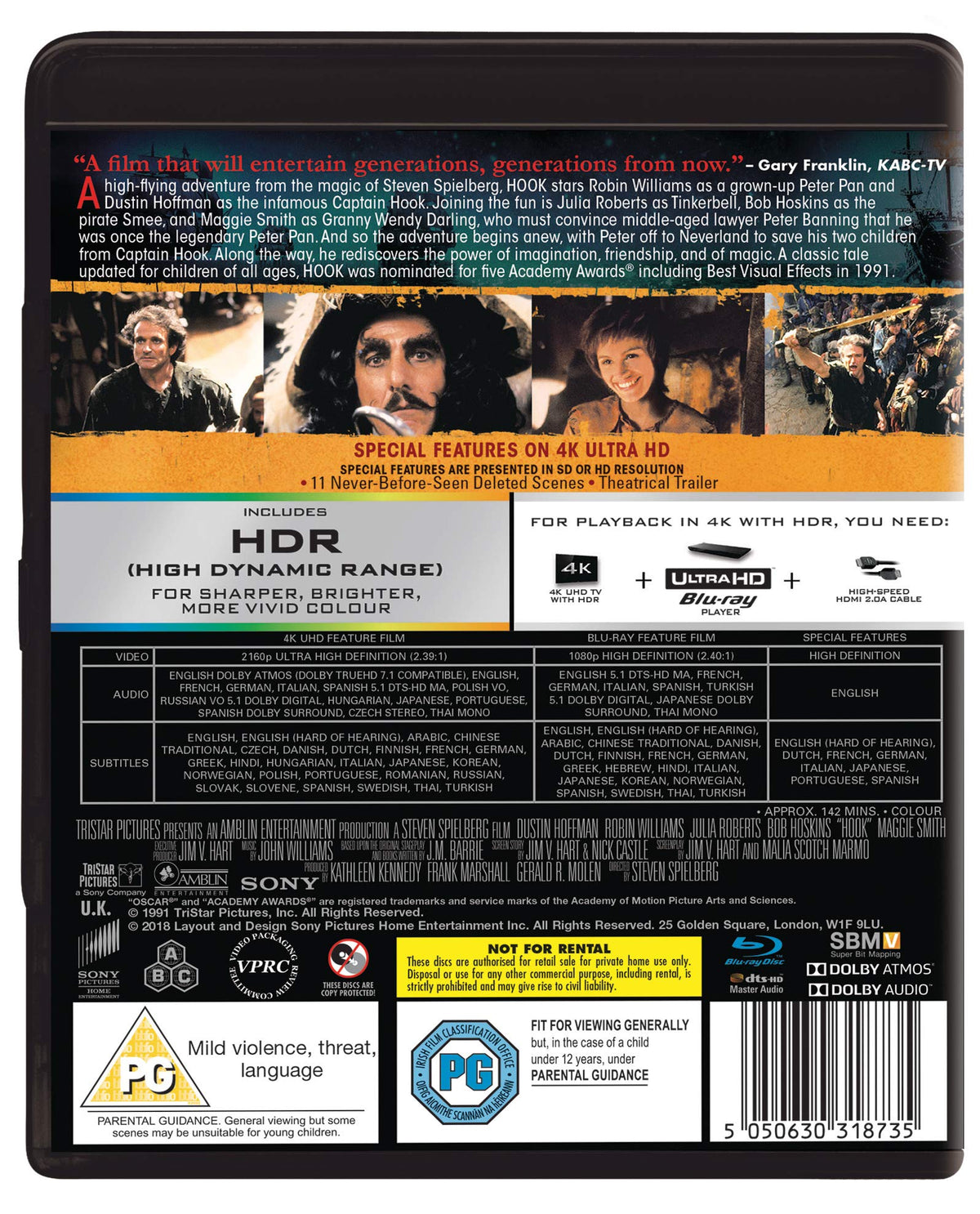 Hook [4K UHD + Blu-ray]