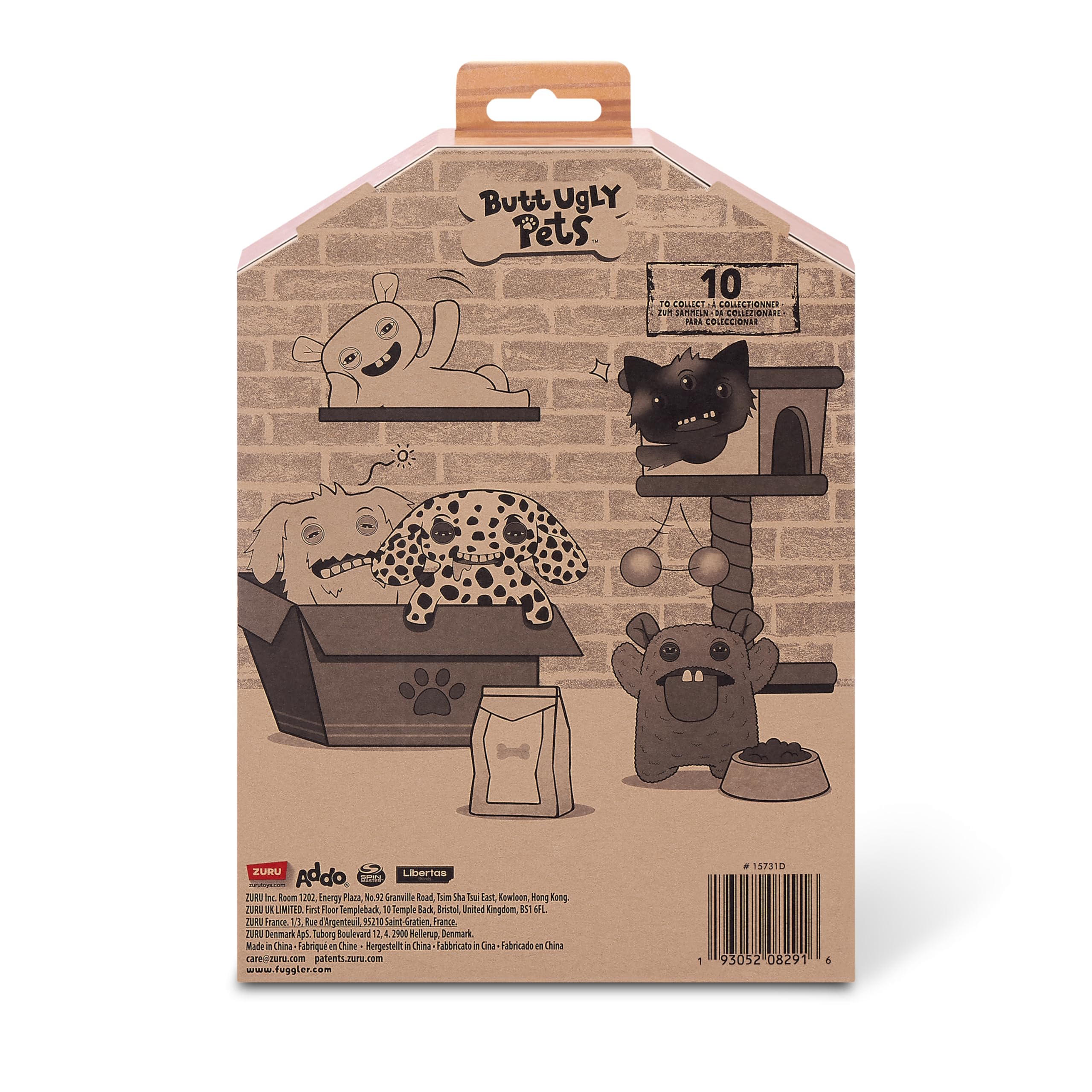 Fuggler Butt Ugly Pets 9-inch Series 1 Plush - Funny Ugly Monster Collectible by ZURU 6