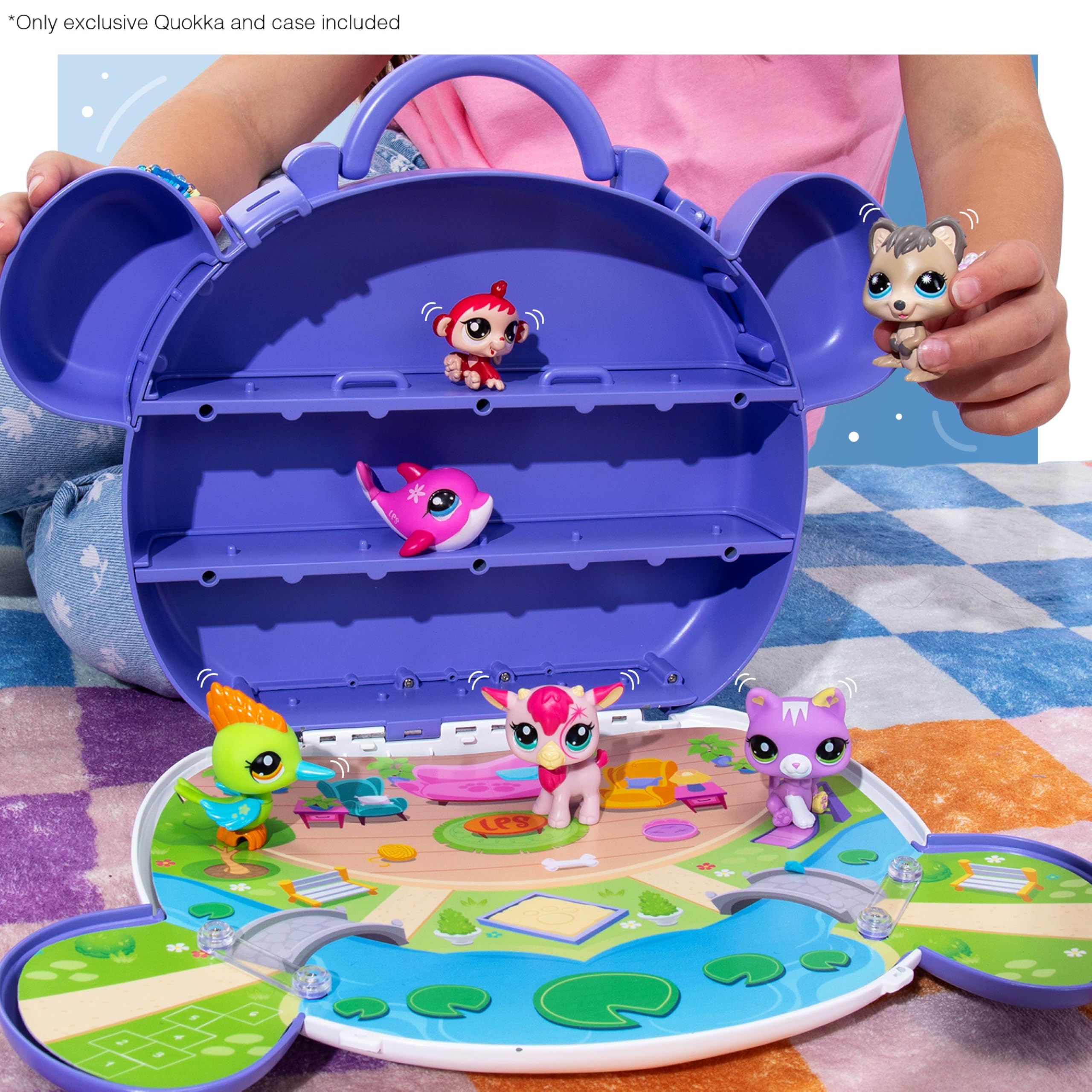 Littlest Pet Shop Collect and Display Case - Exclusive Quokka Bobble Head Pet & Virtual Code 7