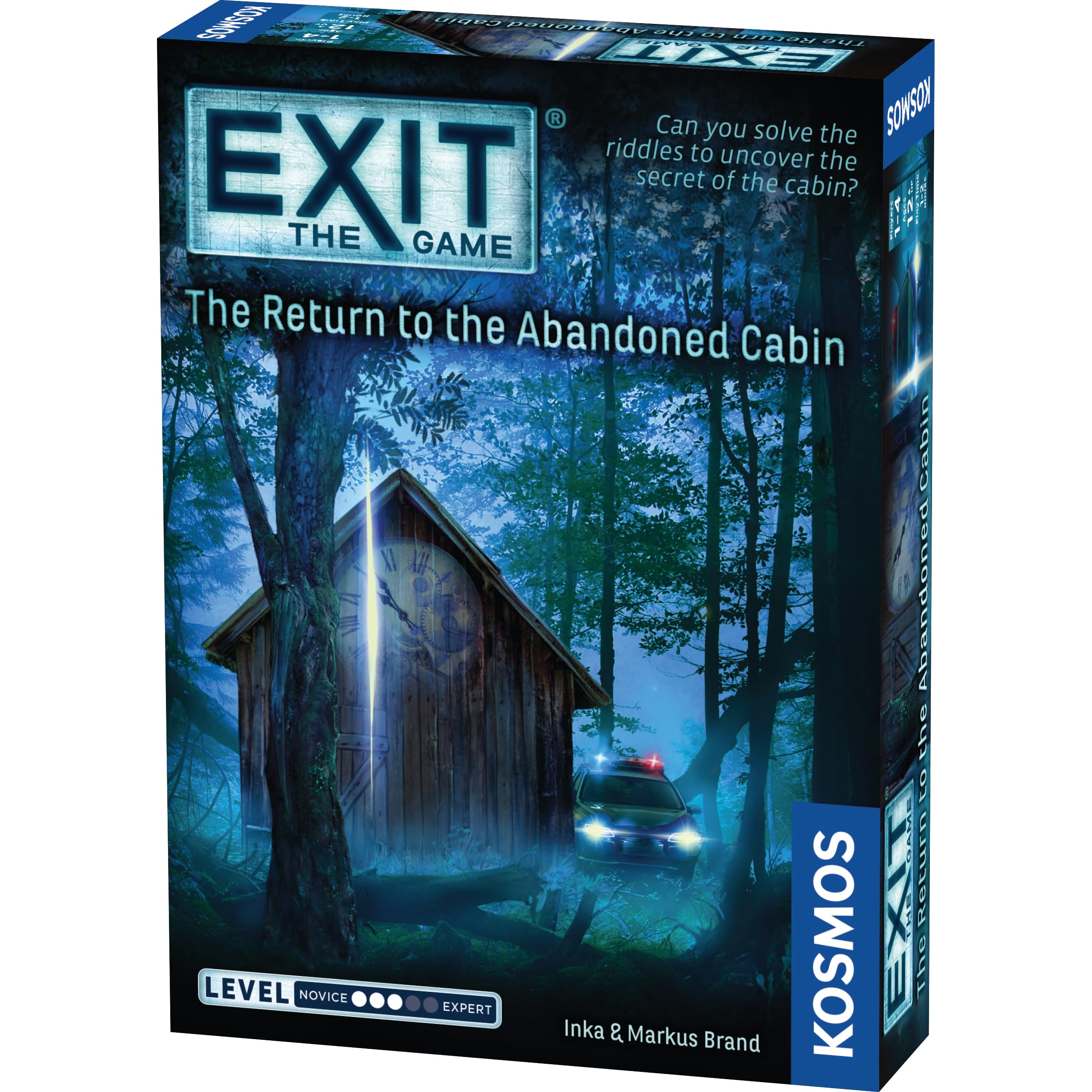 Thames & Kosmos EXIT: The Return to the Abandoned Cabin - Escape Room Card Game | 1-4 Players | Ages 12+ | 1-2 Hours Playtime 1