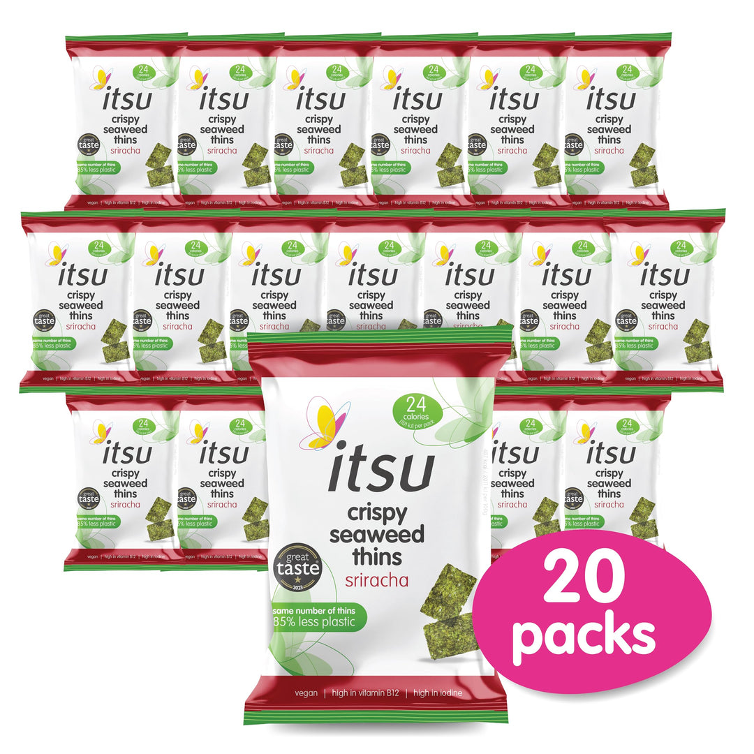 Itsu - Sriracha Crispy Seaweed Thins 5g 20 Pack