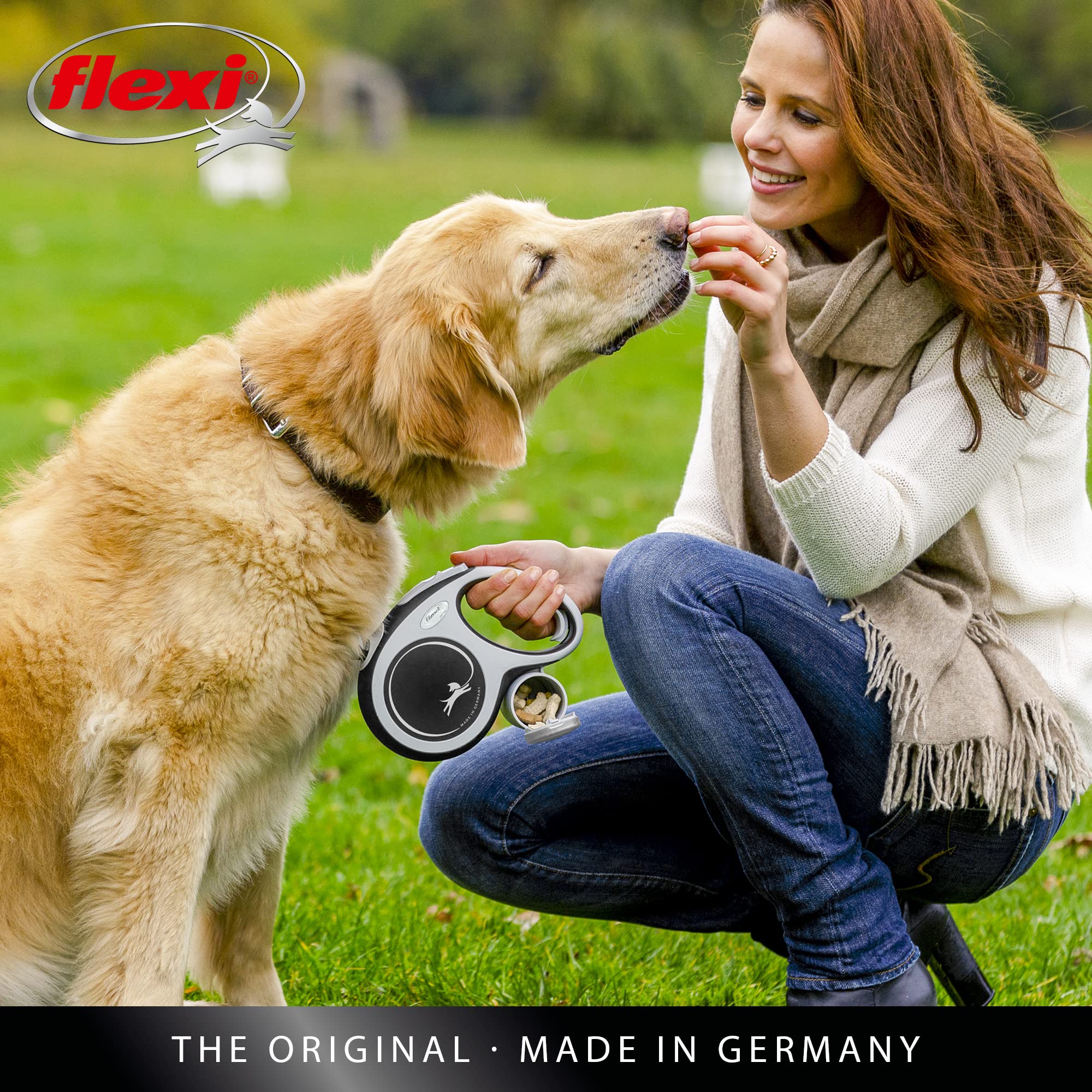 flexi Multi Box - Treat & Poop Bag Storage | Compatible with Design/New Classic Leads | Black 5