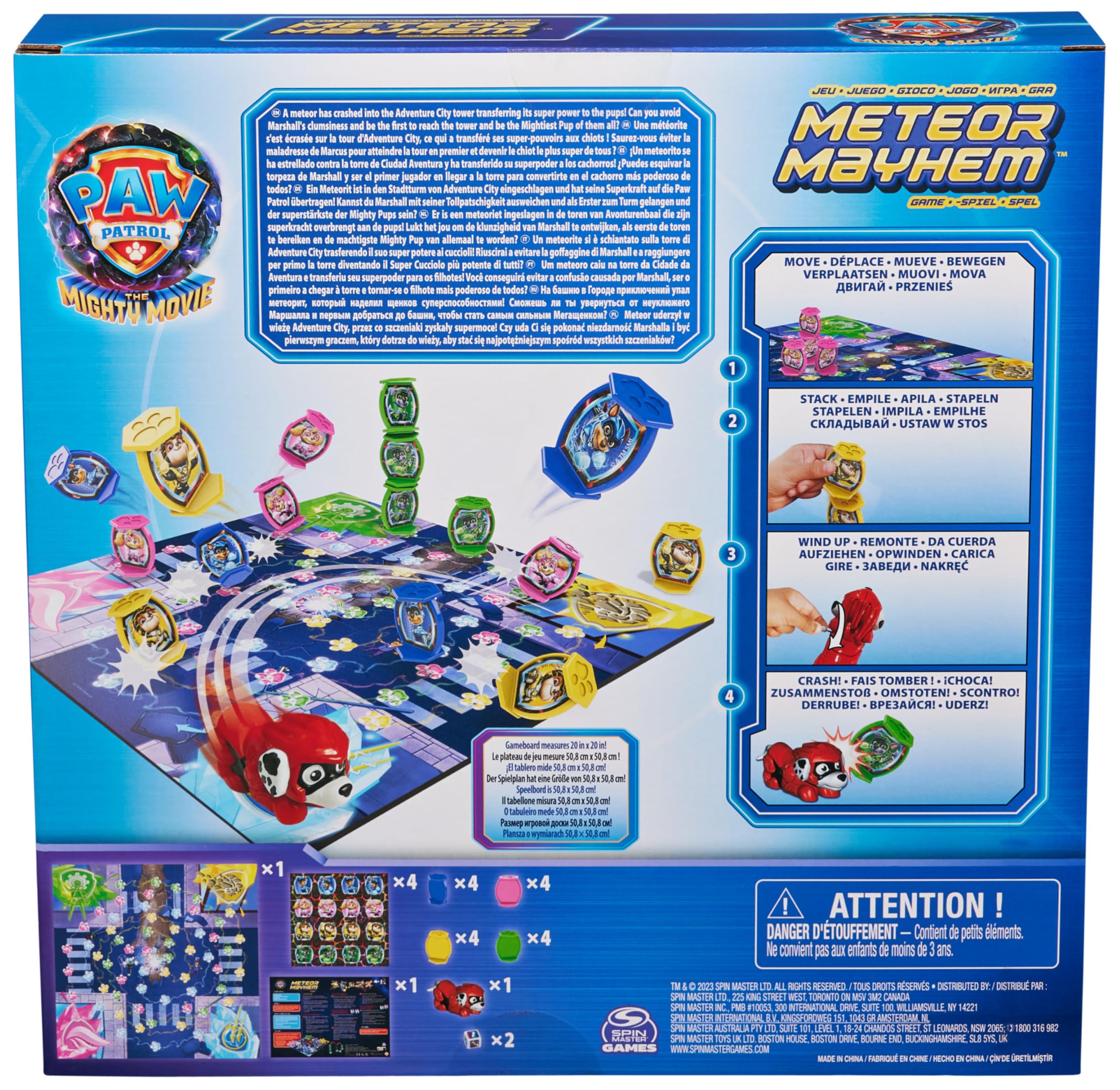 Spin Master Games PAW Patrol: The Mighty Movie Meteor Mayhem Game 13