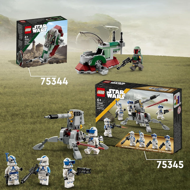 LEGO 75345 Star Wars 501st Clone Troopers Battle Pack Set, Buildable Toy with AV