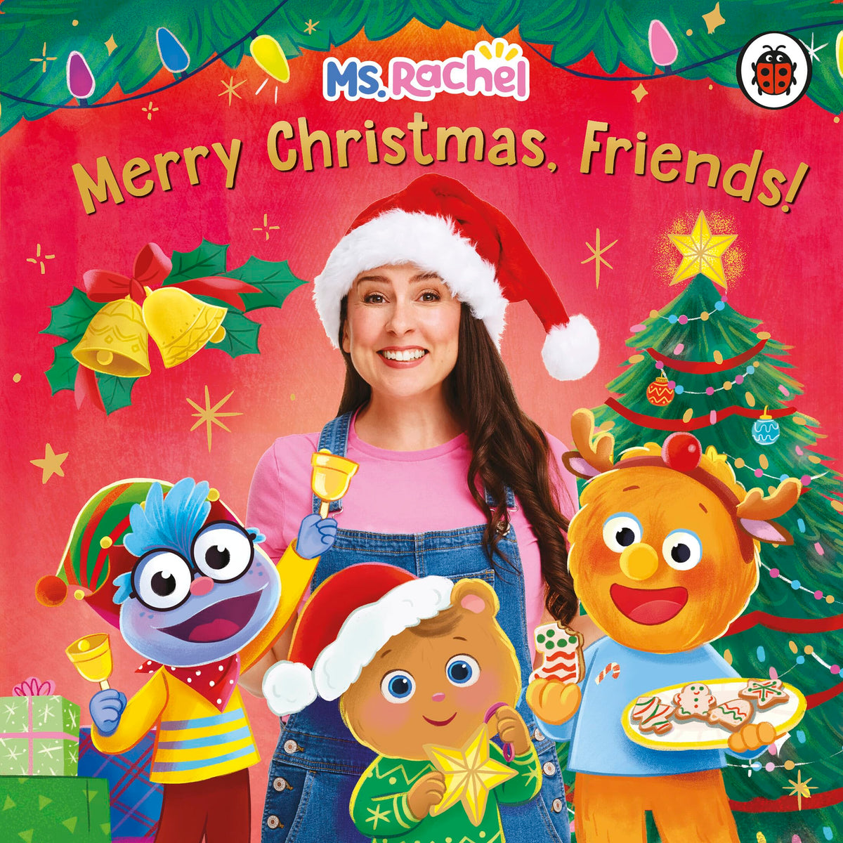 Ms Rachel: Merry Christmas, Friends! - Board Book, 14 Pages, Baby to 3 Years