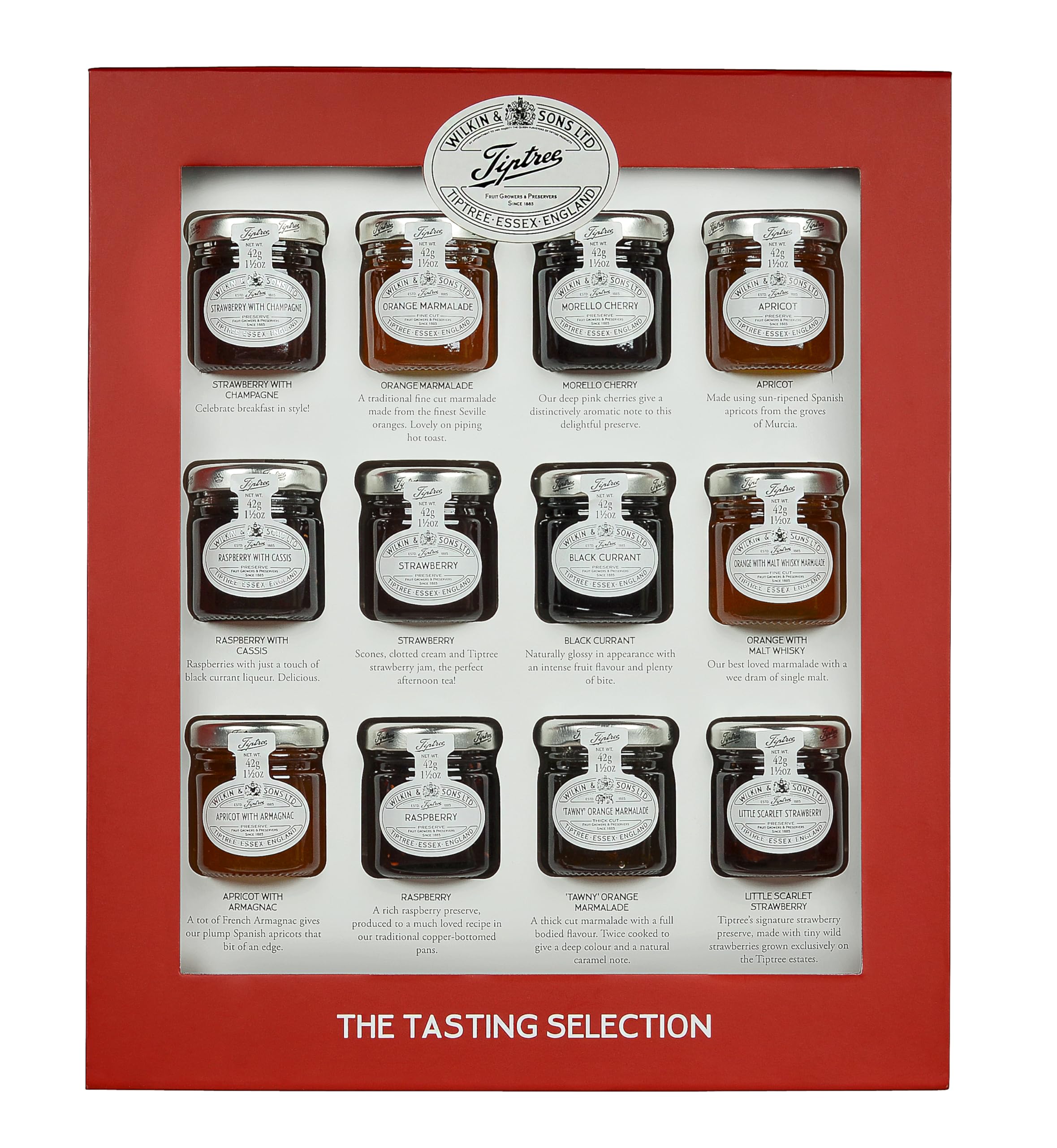 Tiptree Jams & Marmalade Tasting Selection Giftbox - 12 Jars, 1.75 kg 2