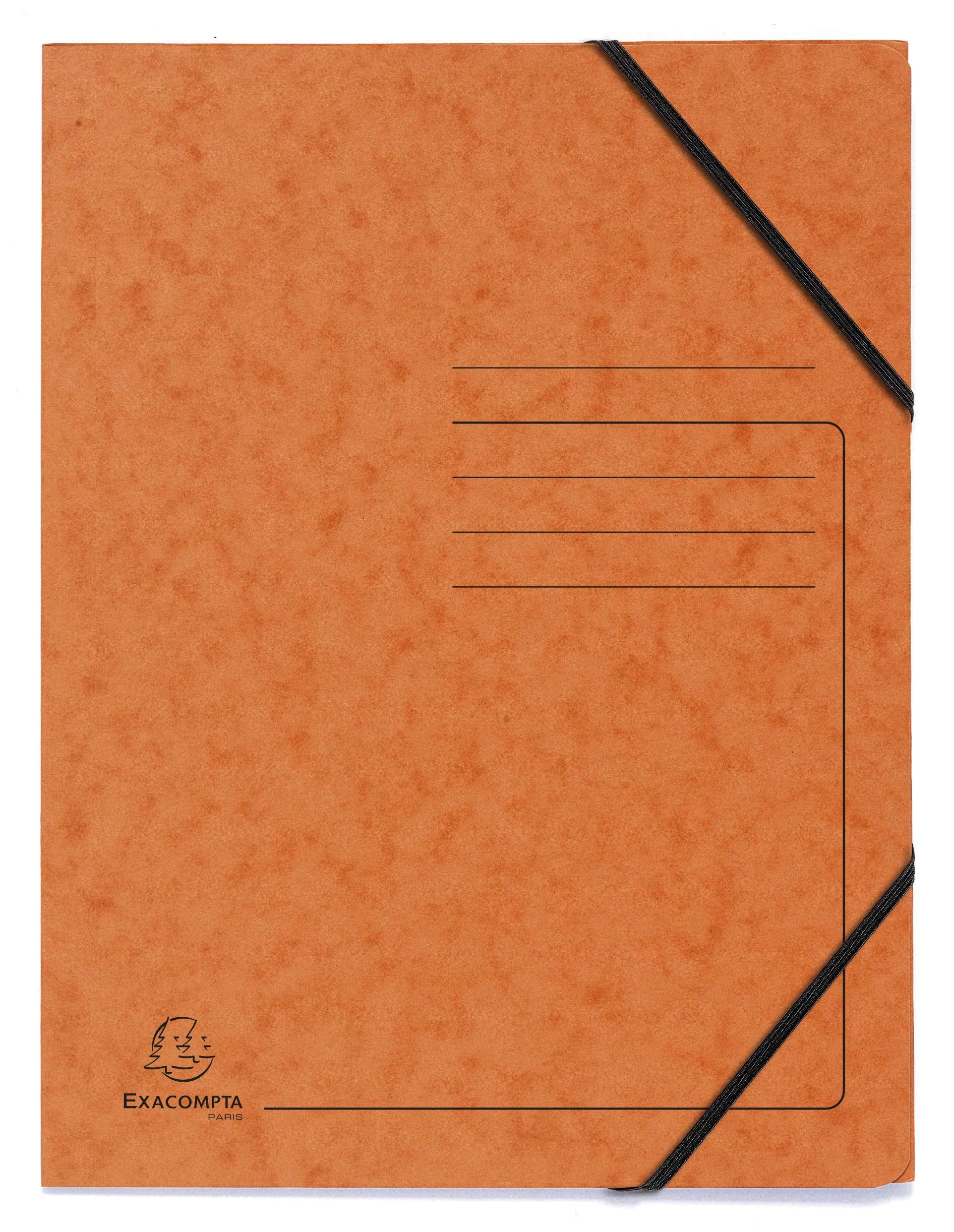 Exacompta Elasticated Folder - A4 Size, 240 x 320mm, Pack of 5 Assorted Colours | Ref 555410E 7