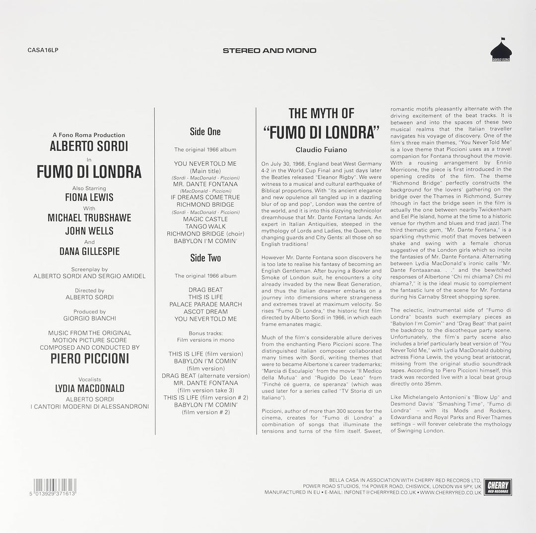 Fumo Di Londra (1966) - DVD (Region 2)