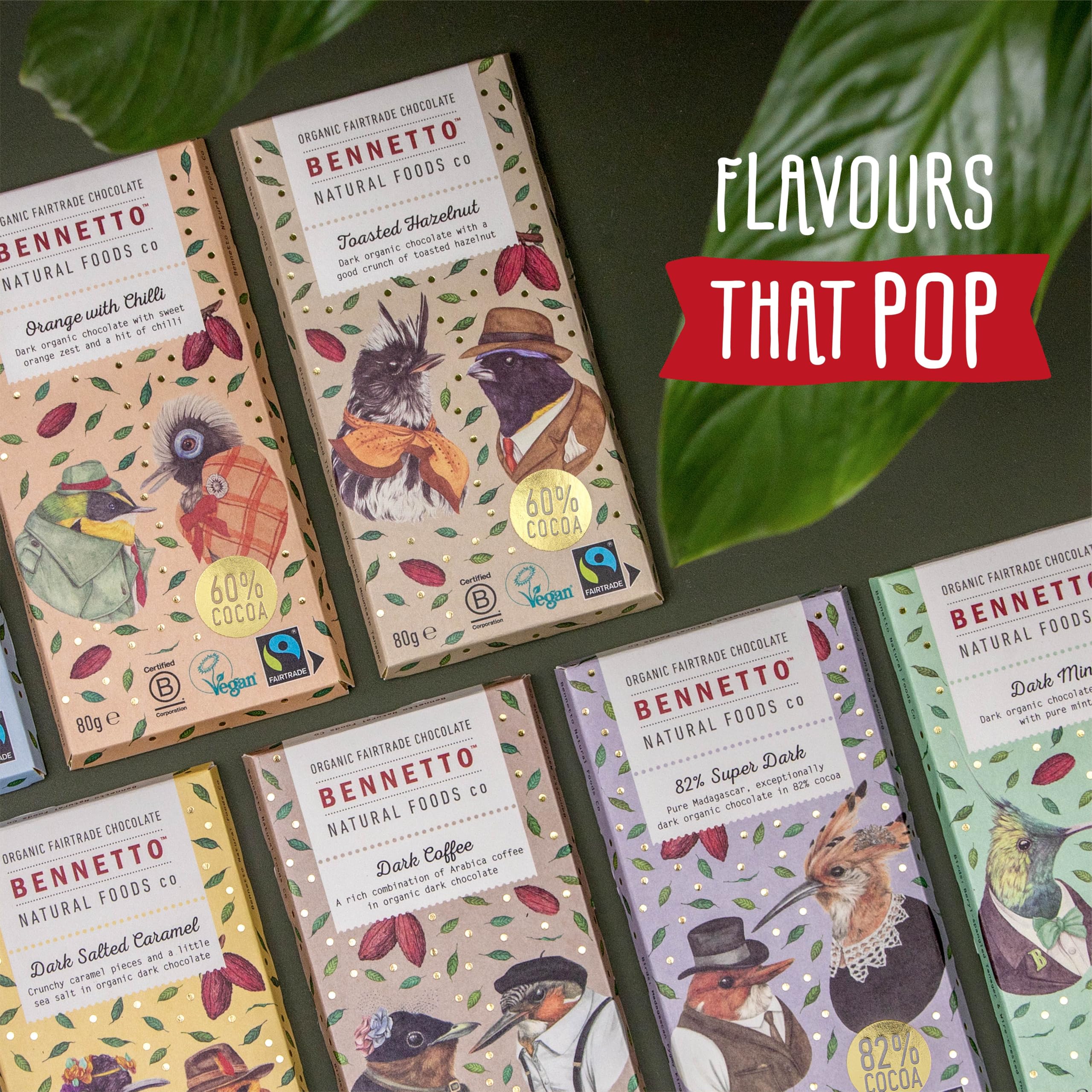 Bennetto 70% Organic Dark Chocolate Bar - Single Origin from Ecuador, Fairtrade, Vegan & Gluten-Free 6