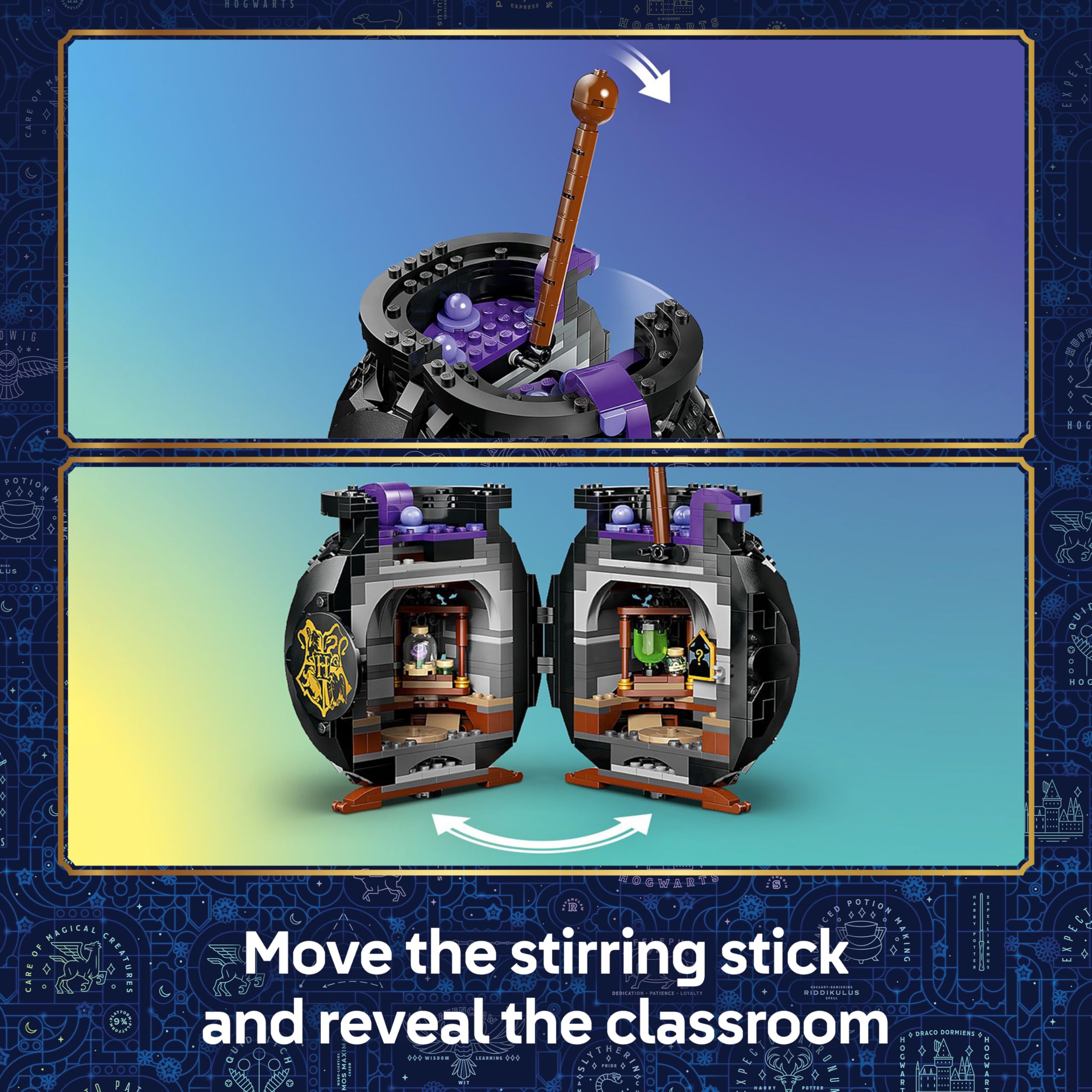 LEGO Harry Potter Cauldron: Secret Potions Classroom Building Set 76464 | Ages 10+ 3