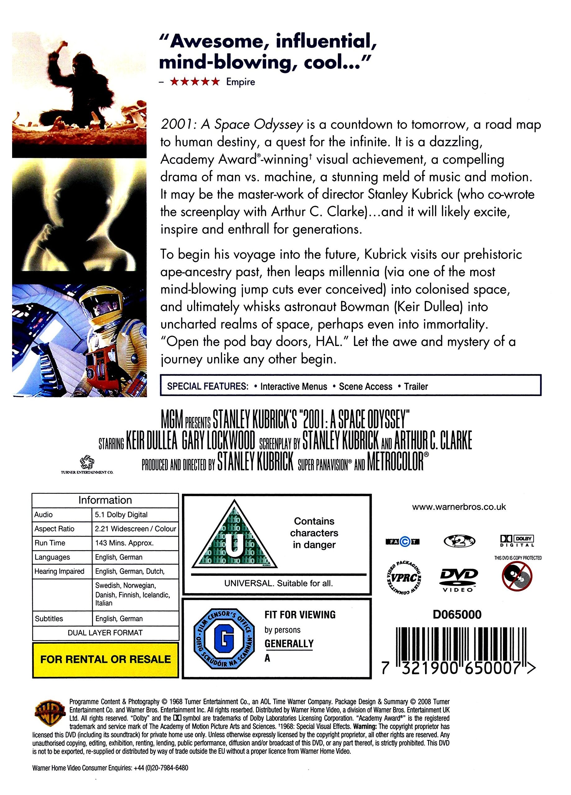 2001: A Space Odyssey [DVD] 2