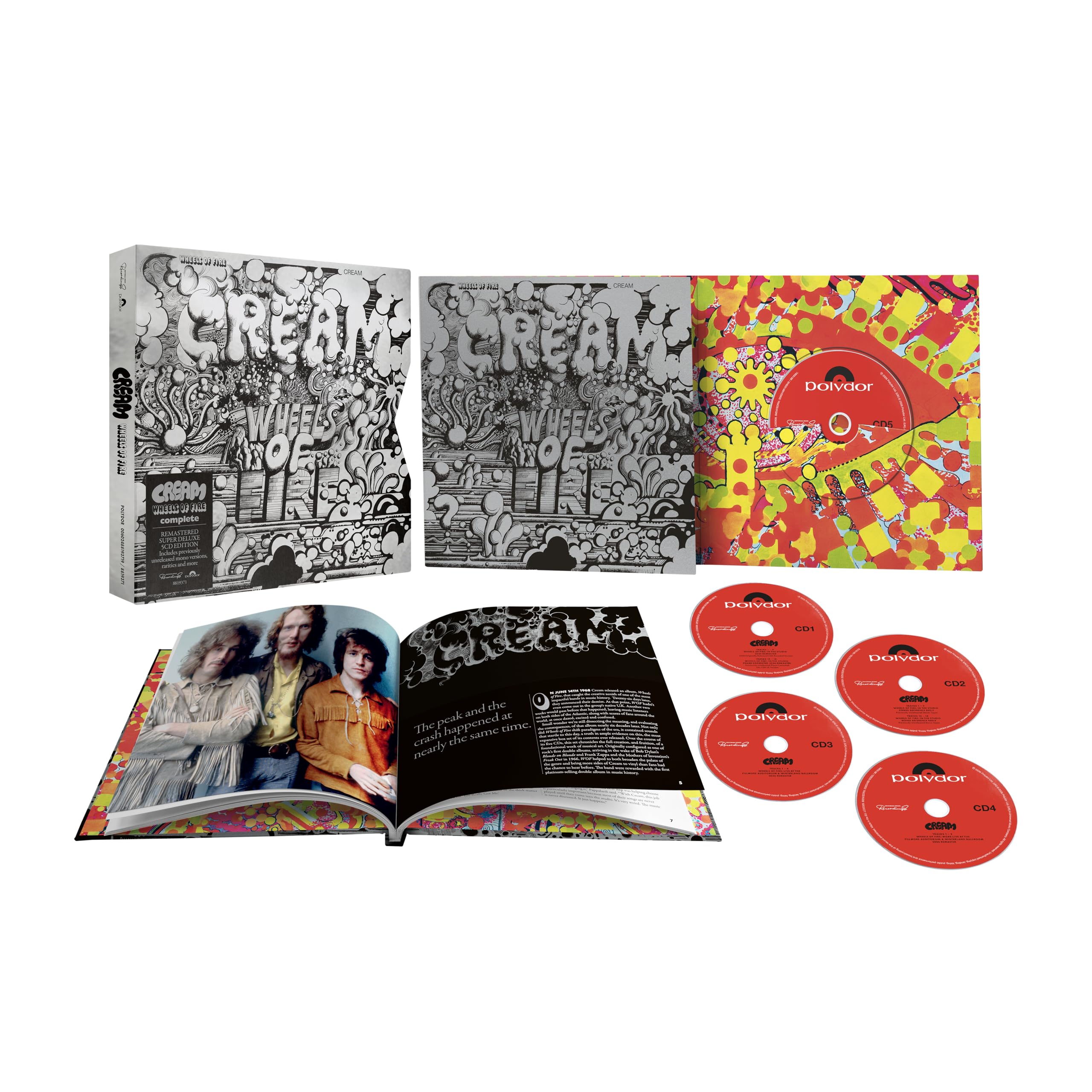 Cream - Wheels Of Fire [5CD Box Set]