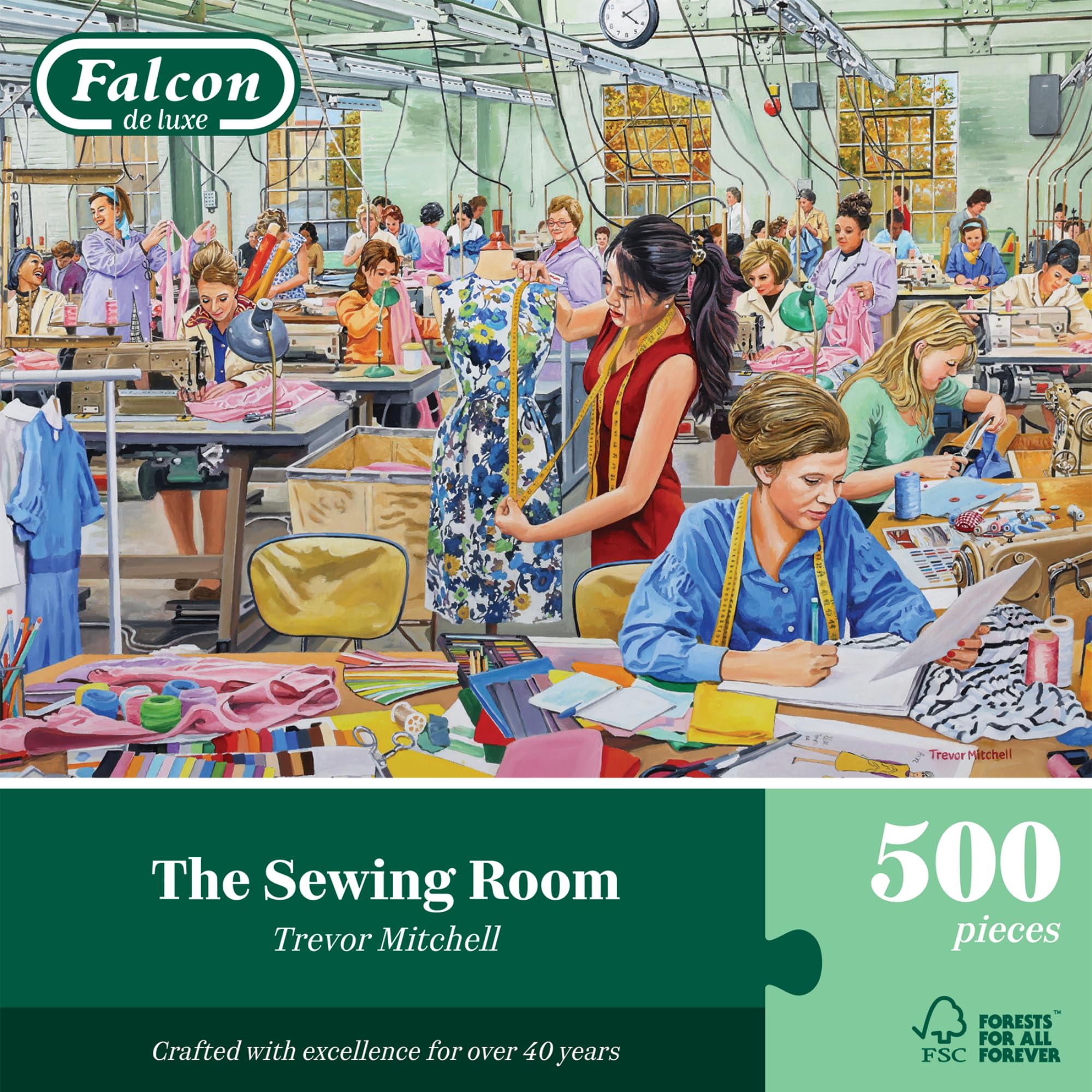 Falcon The Sewing Room - 500 Piece Jigsaw Puzzle for Adults 1